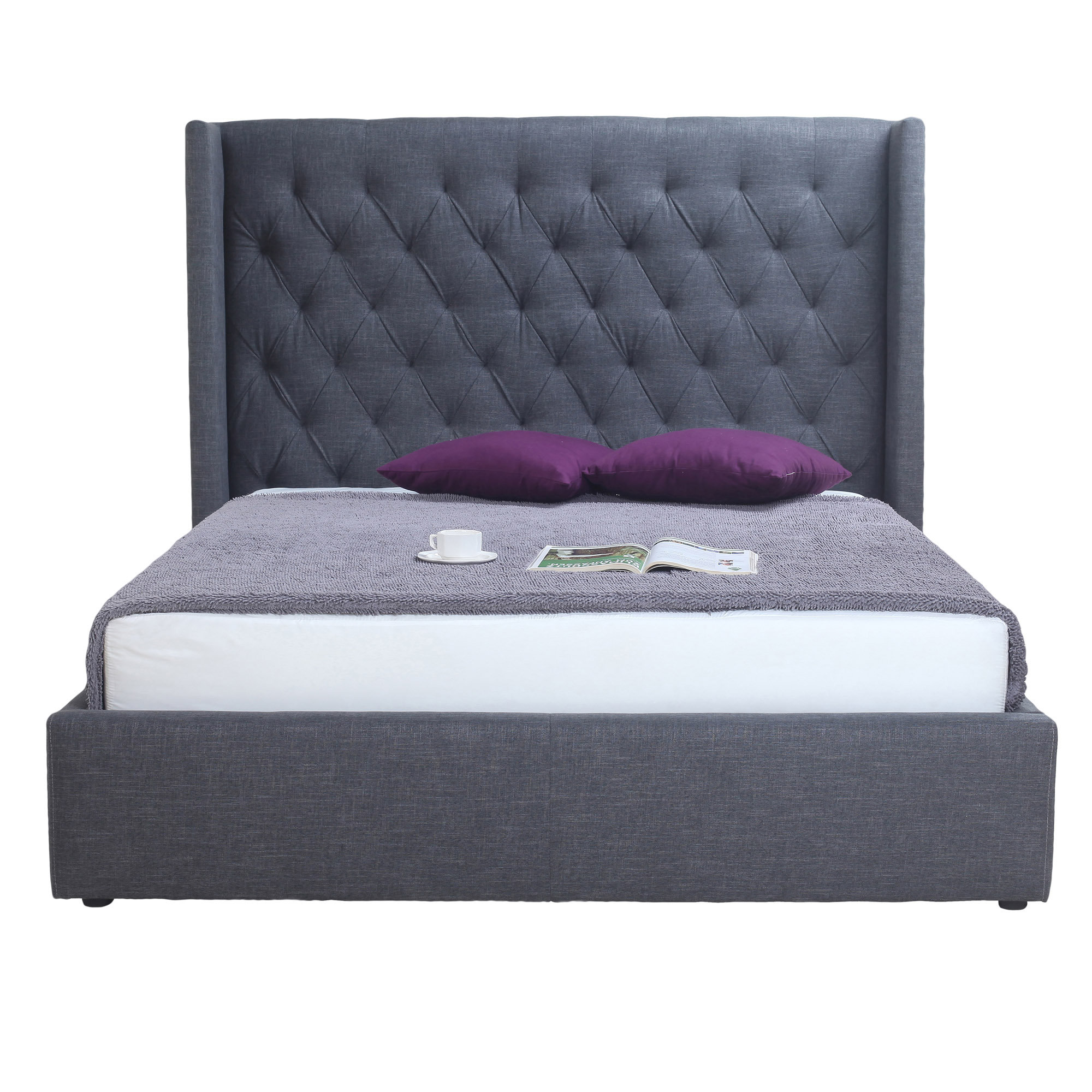 Moe's Home Collection Upholstered Storage Platform Bed & Reviews Wayfair