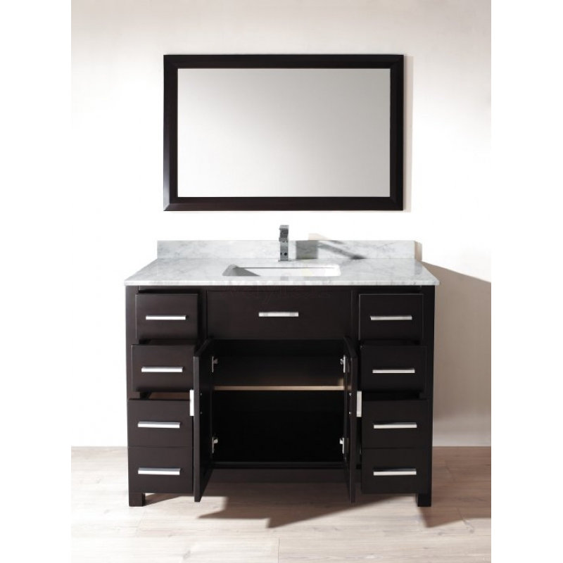 Bauhaus Bath Celize 48" Single Bathroom Vanity Set with Mirror Wayfair