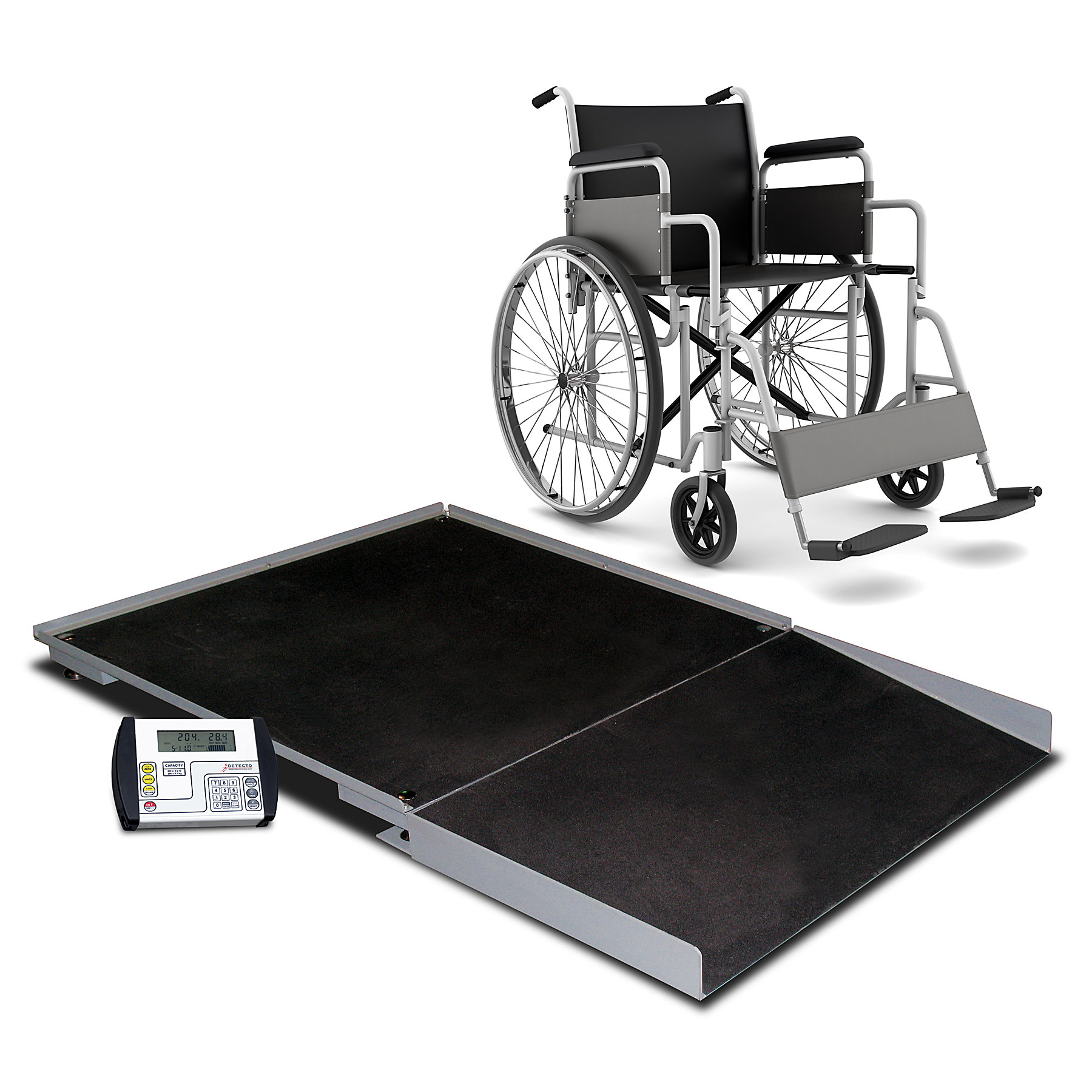 Detecto Digital Geriatric Stationary Wheelchair Scale Wayfair