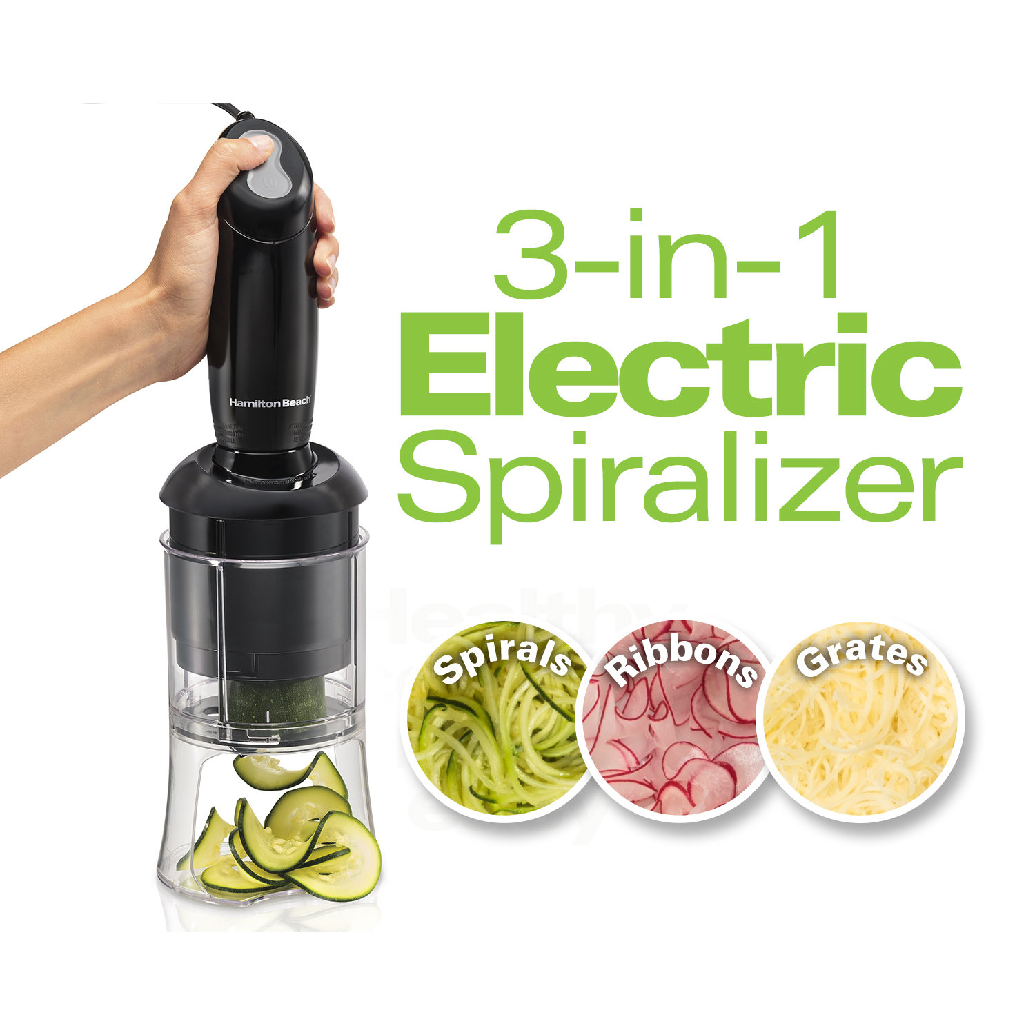 Hamilton Beach 3in1 Spiralizer & Reviews Wayfair