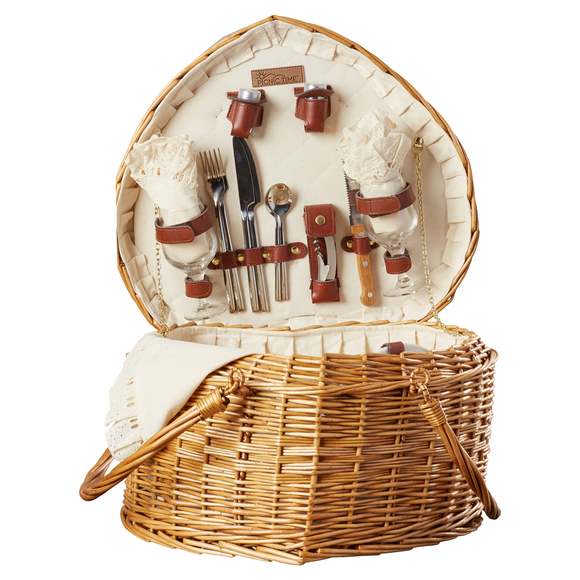 Picnic Time Heart Picnic Basket & Reviews Wayfair