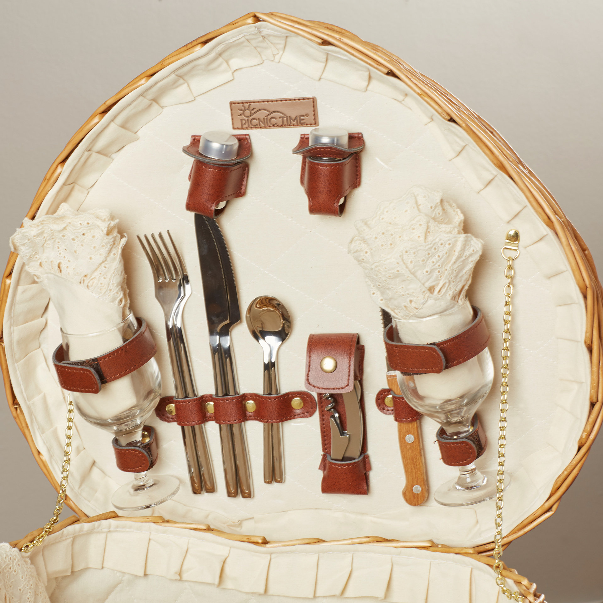 Picnic Time Heart Picnic Basket & Reviews Wayfair