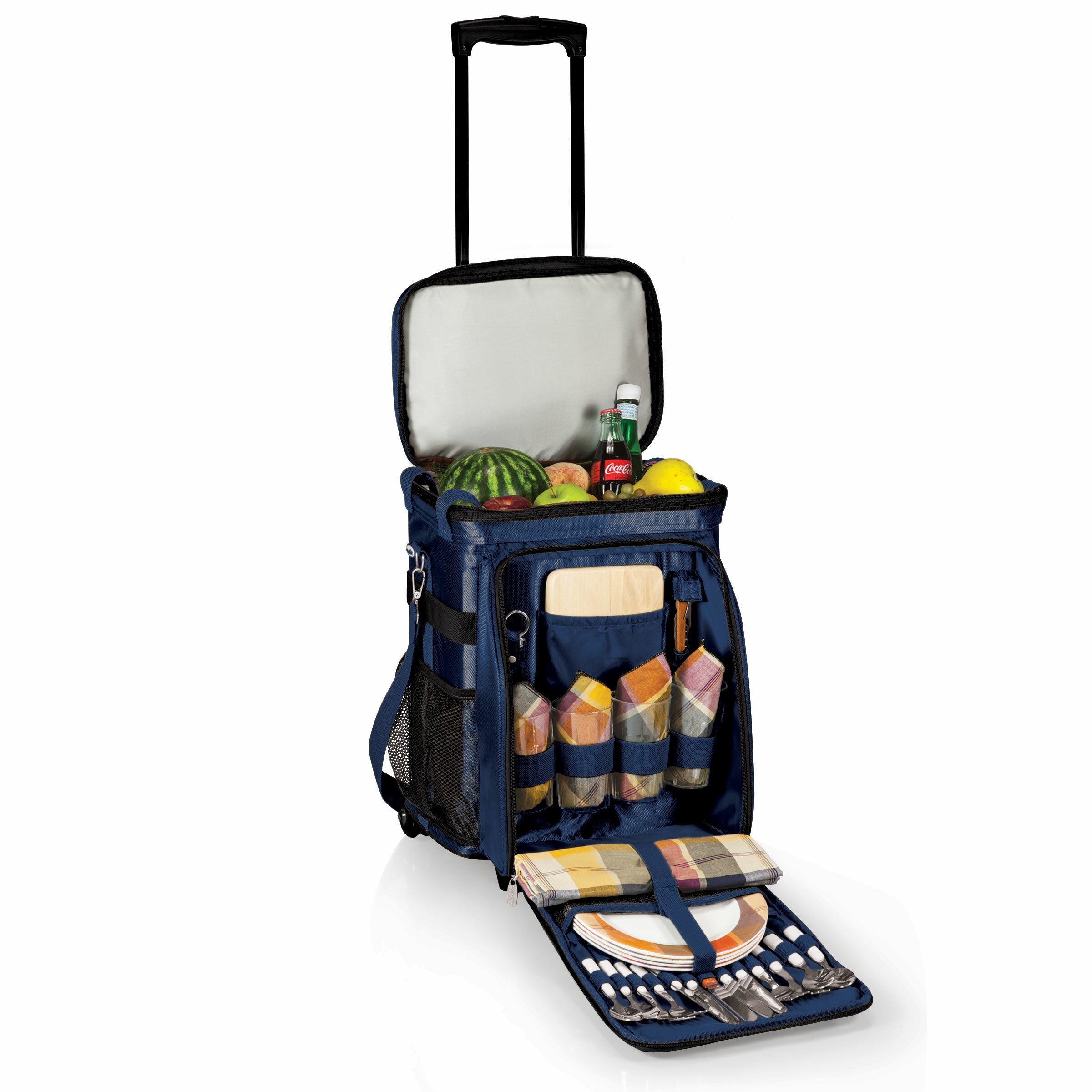 Picnic Time 45 Can Avalanche Rolling Picnic Cooler & Reviews Wayfair