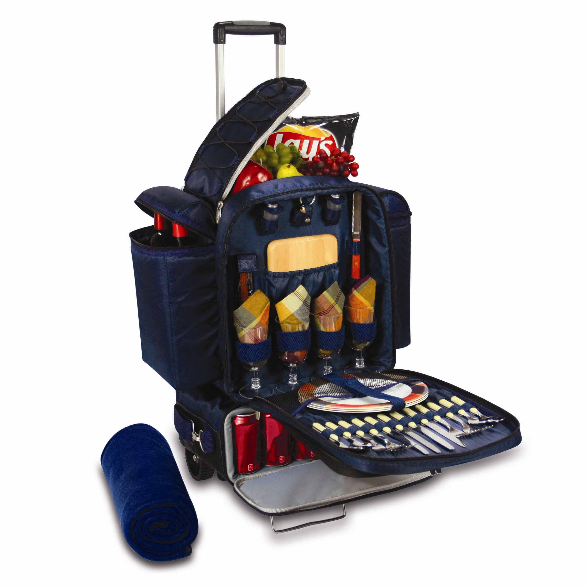 Picnic Time Excursion Rolling Tote & Reviews Wayfair