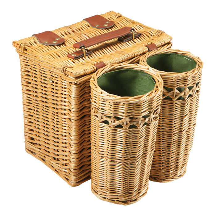 Picnic Time Vino Wine & Cheese Picnic Basket in Pine Green & Reviews