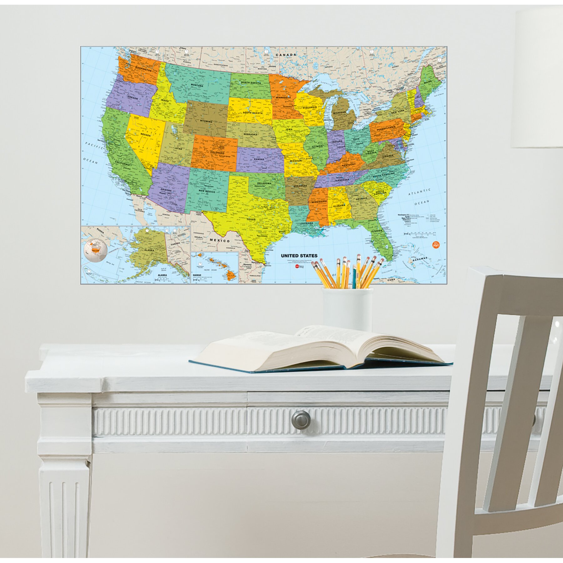 WallPops%252521 USA Dry Erase Map Wall Decal WPE1897