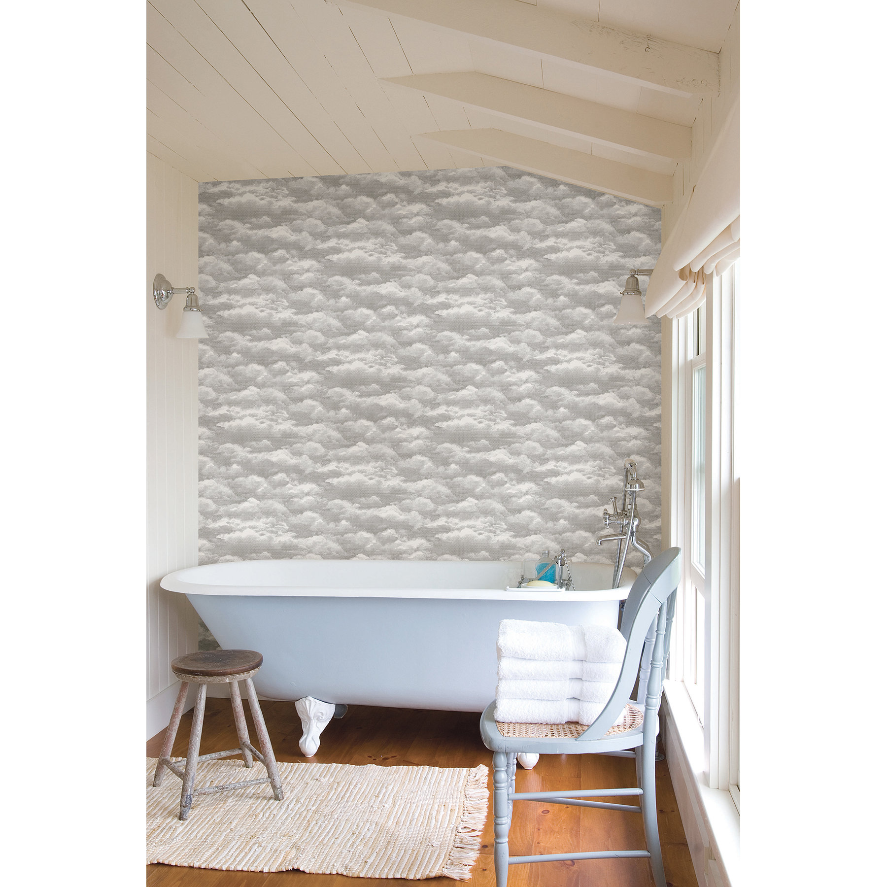 WallPops! 18' x 20.5" Atmosphere Peel and Stick Wallpaper Wayfair