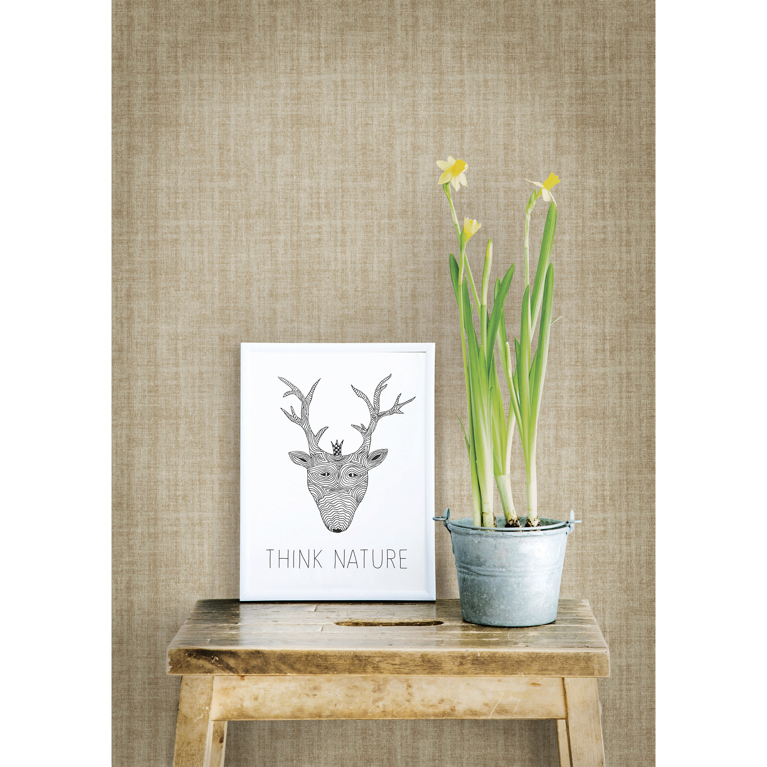 WallPops! NuWallpaper Peel and Stick 18' x 20.5" Solid Roll Wallpaper