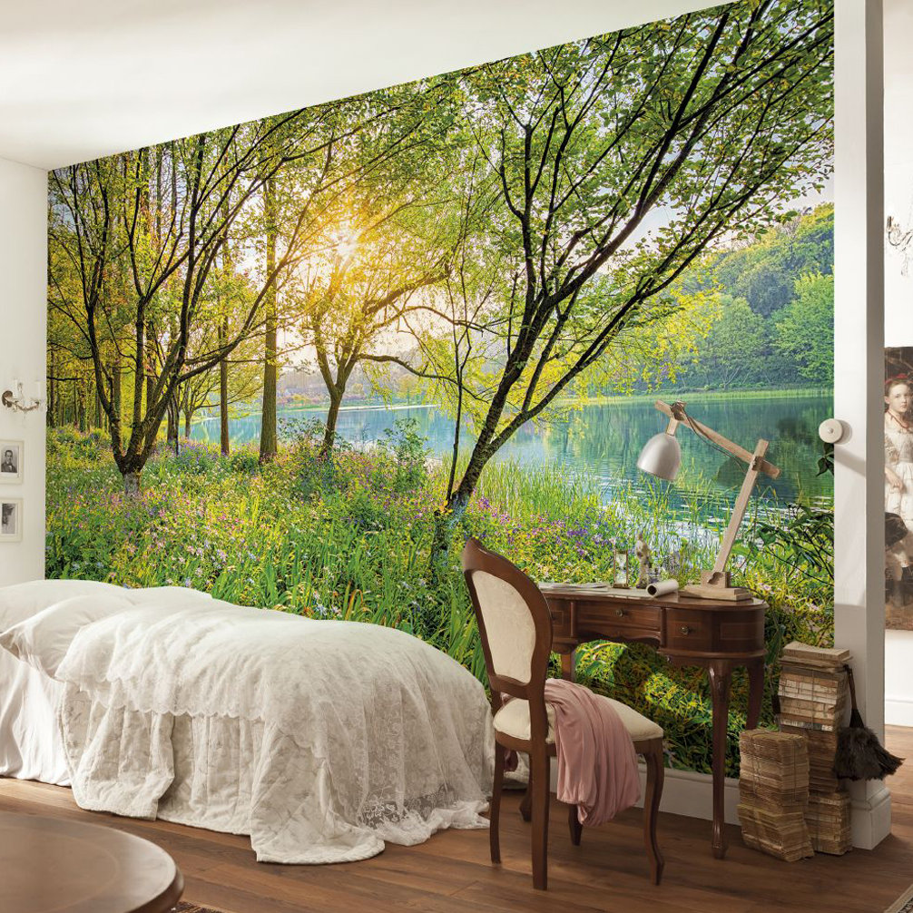 Brewster Home Fashions Komar Spring Lake Wall Mural & Reviews Wayfair