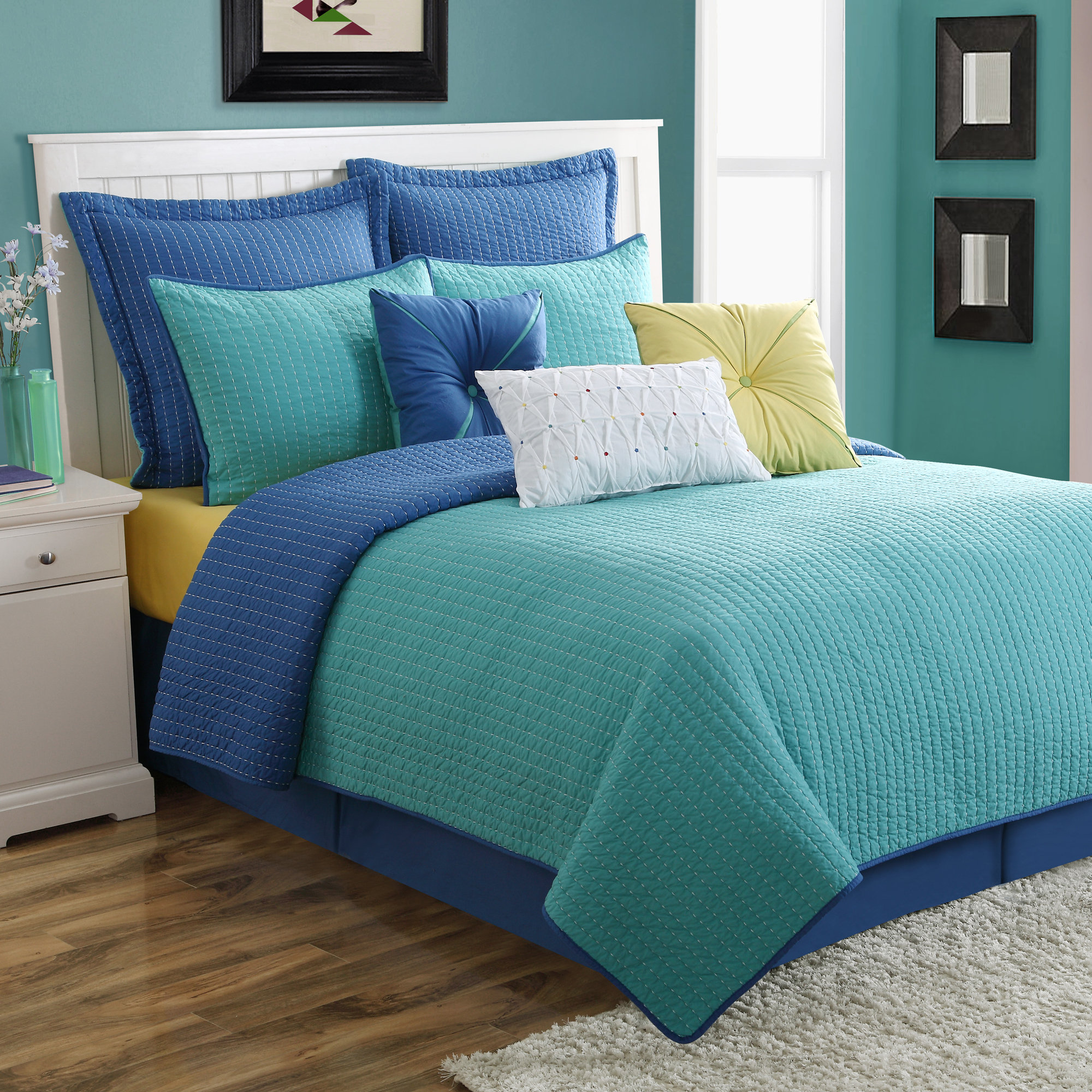 Fiesta Dash Reversible Quilt Set | Wayfair