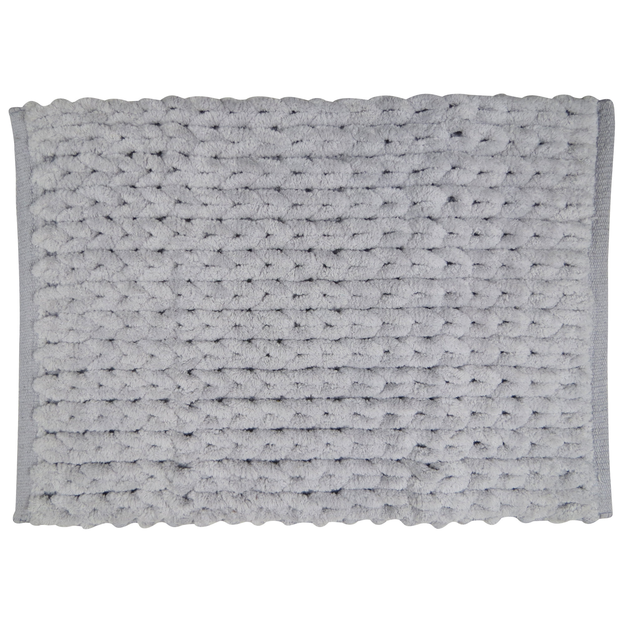 Park B Smith Ltd Silver Chenille Knit Bath Rug & Reviews Wayfair