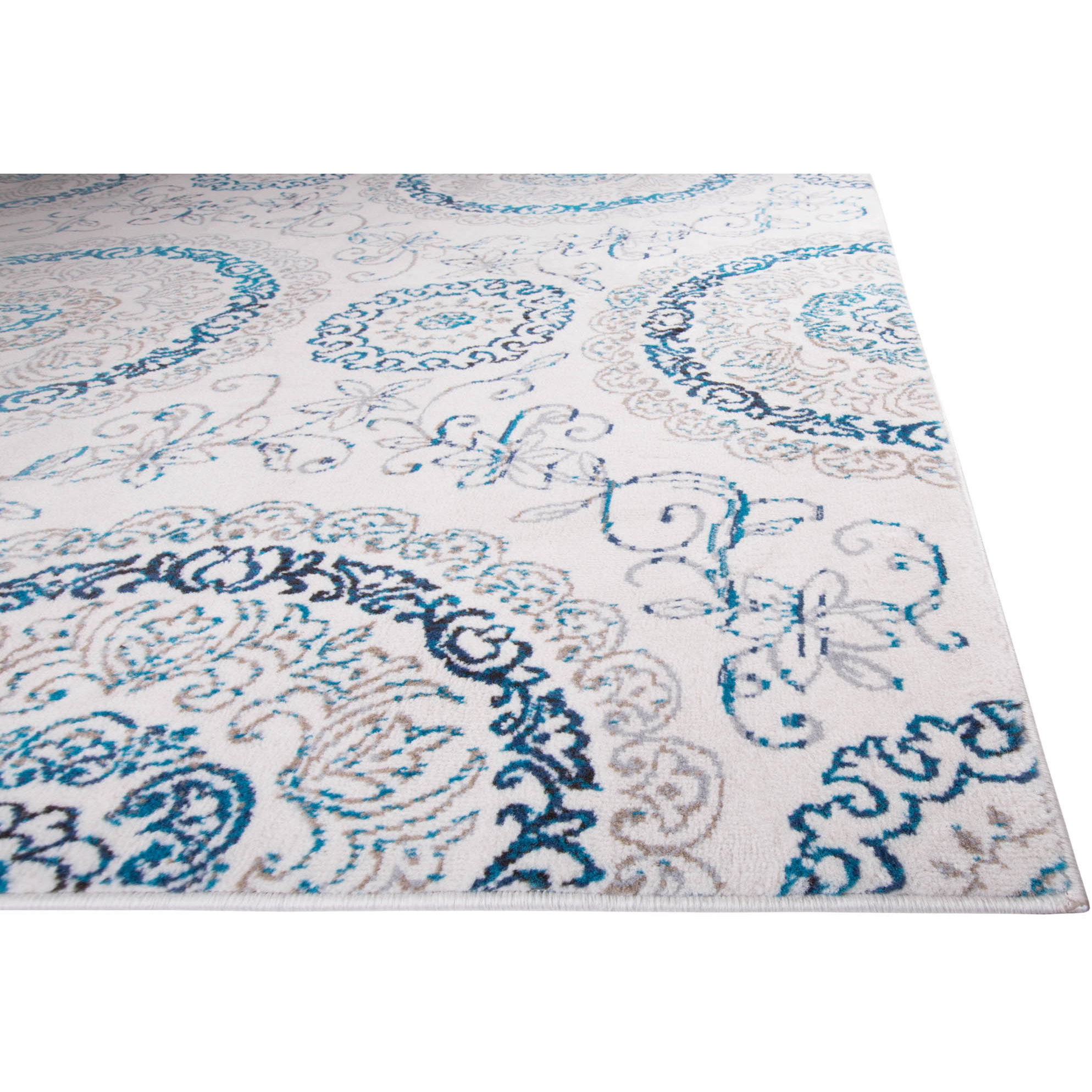 Home Dynamix Tremont Blue/White Area Rug & Reviews Wayfair