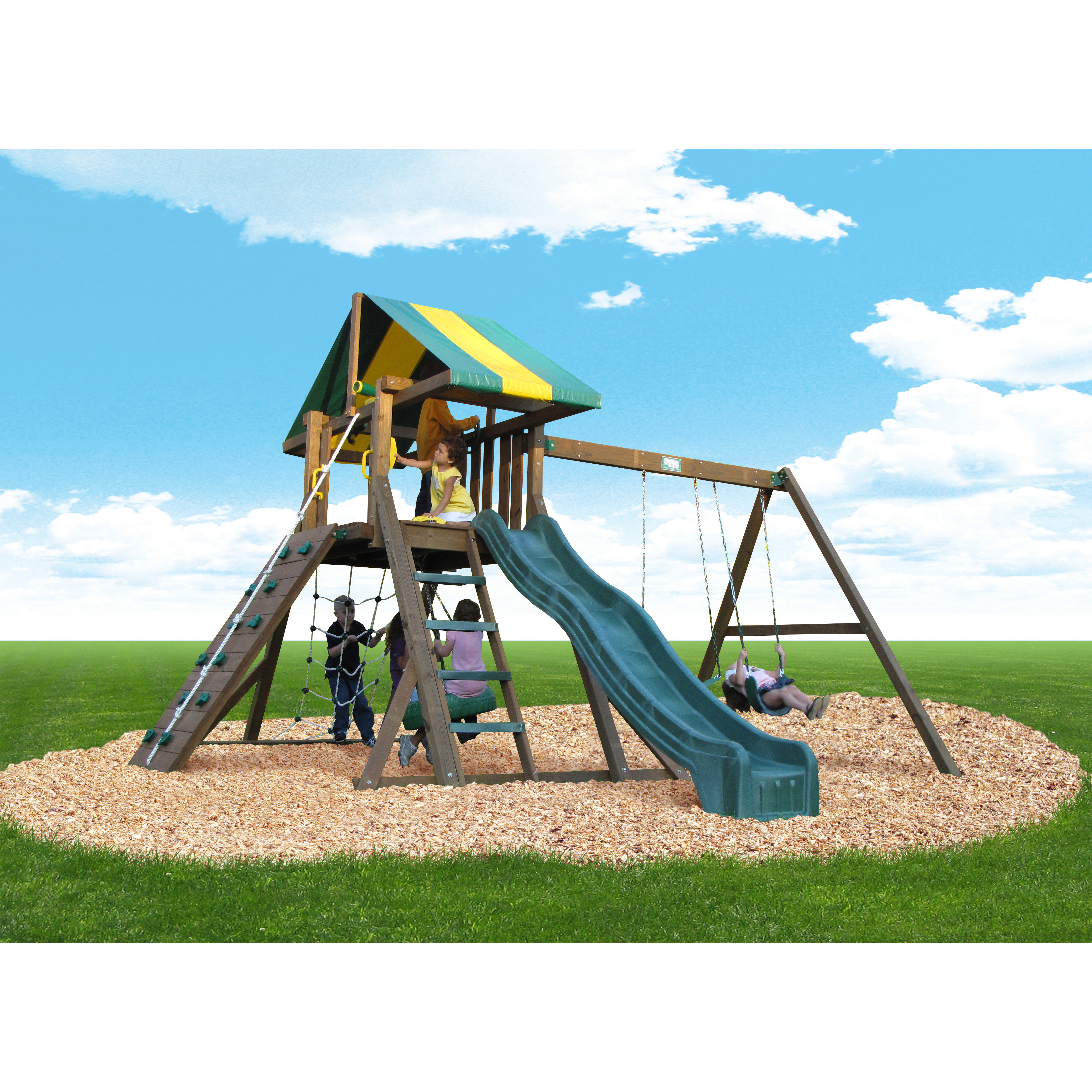 Creative Playthings Single Axis Tire Swing & Reviews Wayfair
