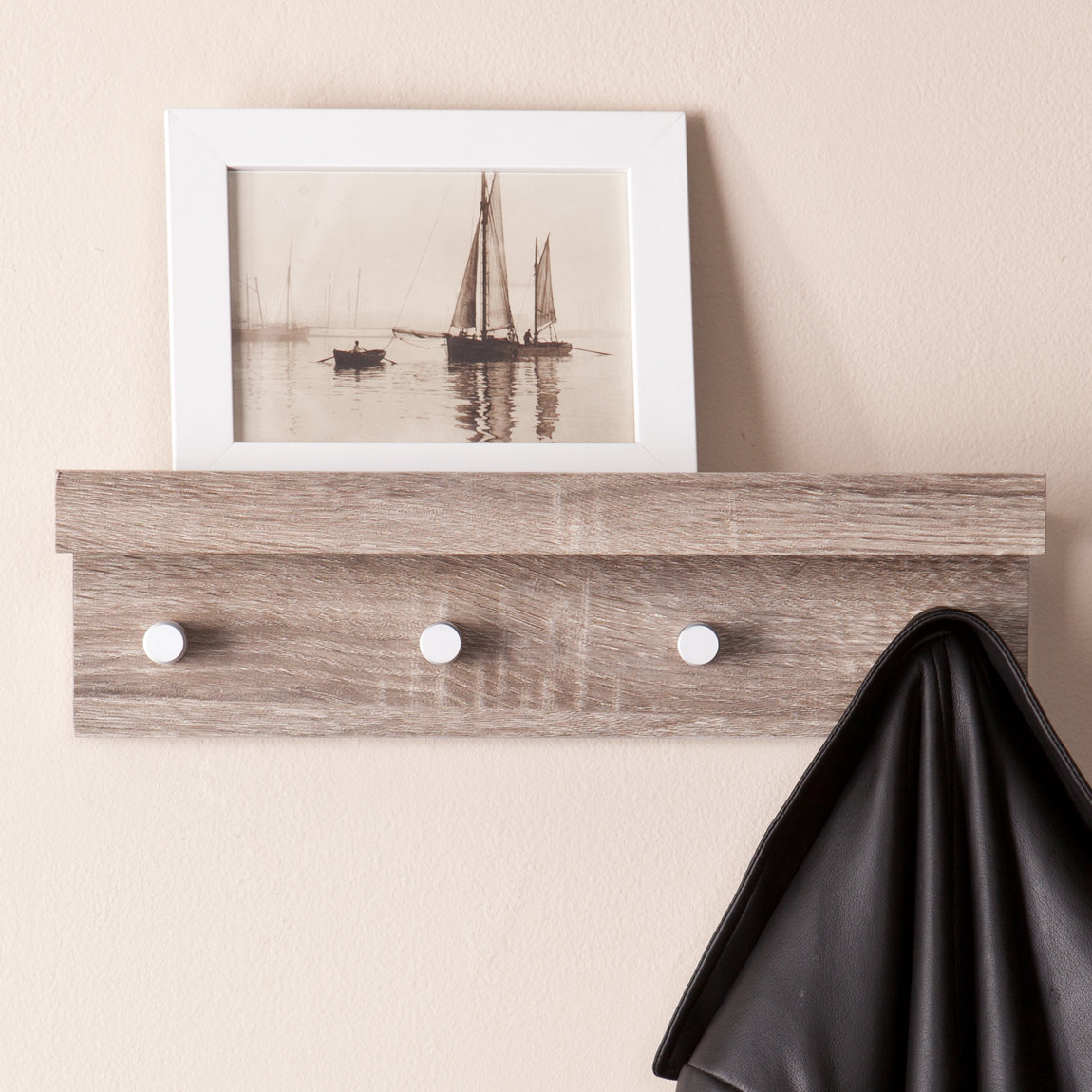 Wildon Home ® Alex 4 Hook Wall Mounted Coat Rack & Reviews Wayfair