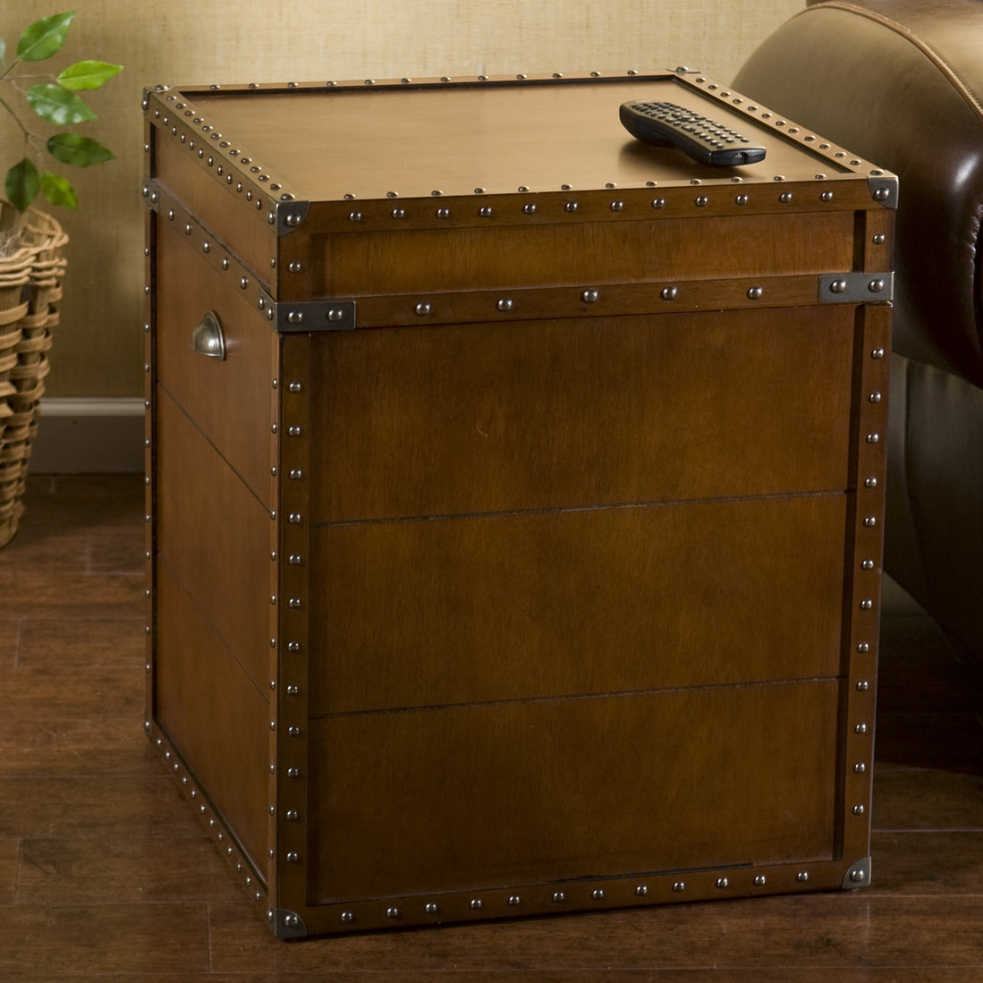 Wildon Home ® Gray Trunk End Table & Reviews Wayfair