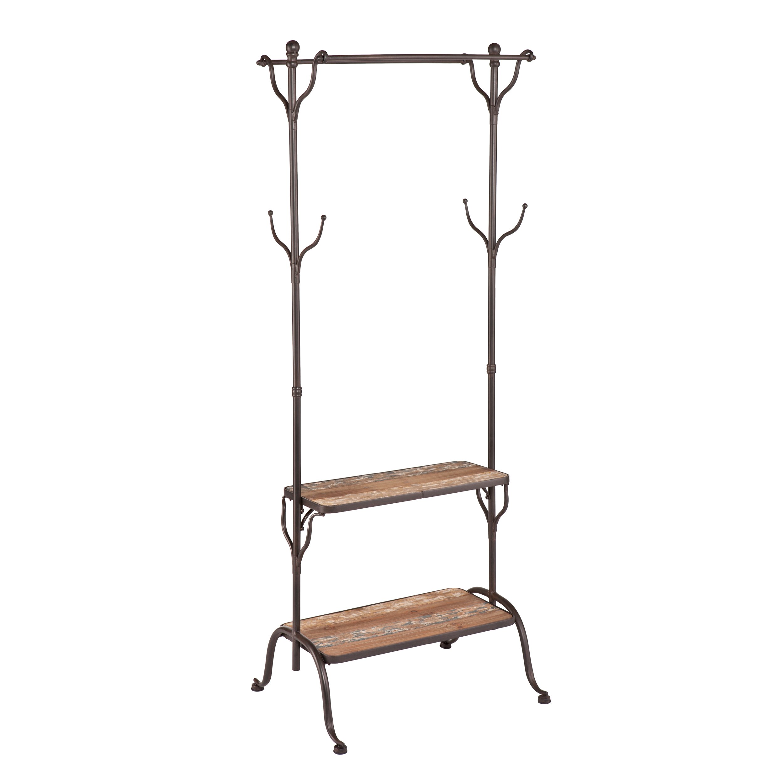 Wildon Home ® Hillwood Entryway Hall Tree with Shelf & Reviews Wayfair