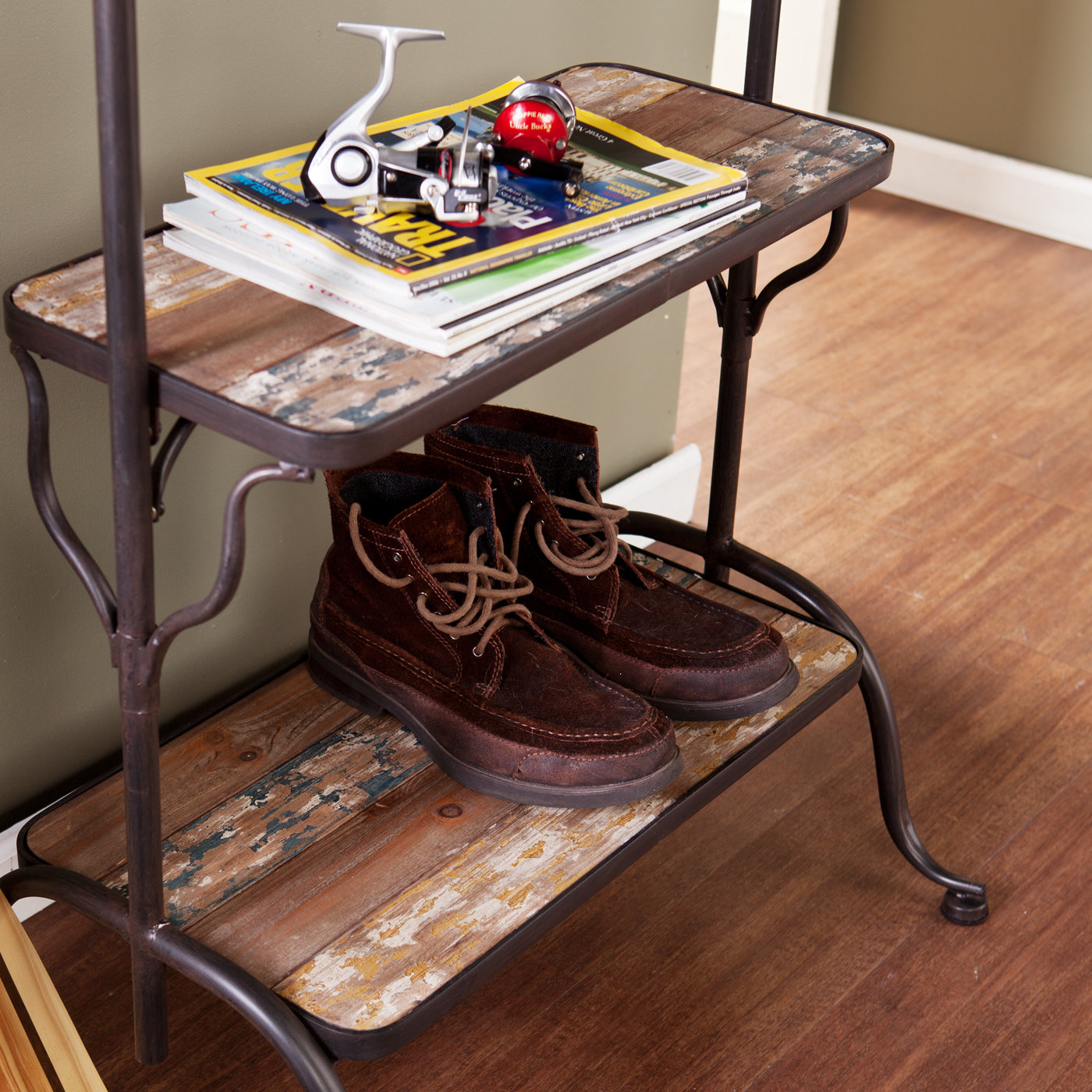 Wildon Home ® Hillwood Entryway Hall Tree with Shelf & Reviews Wayfair