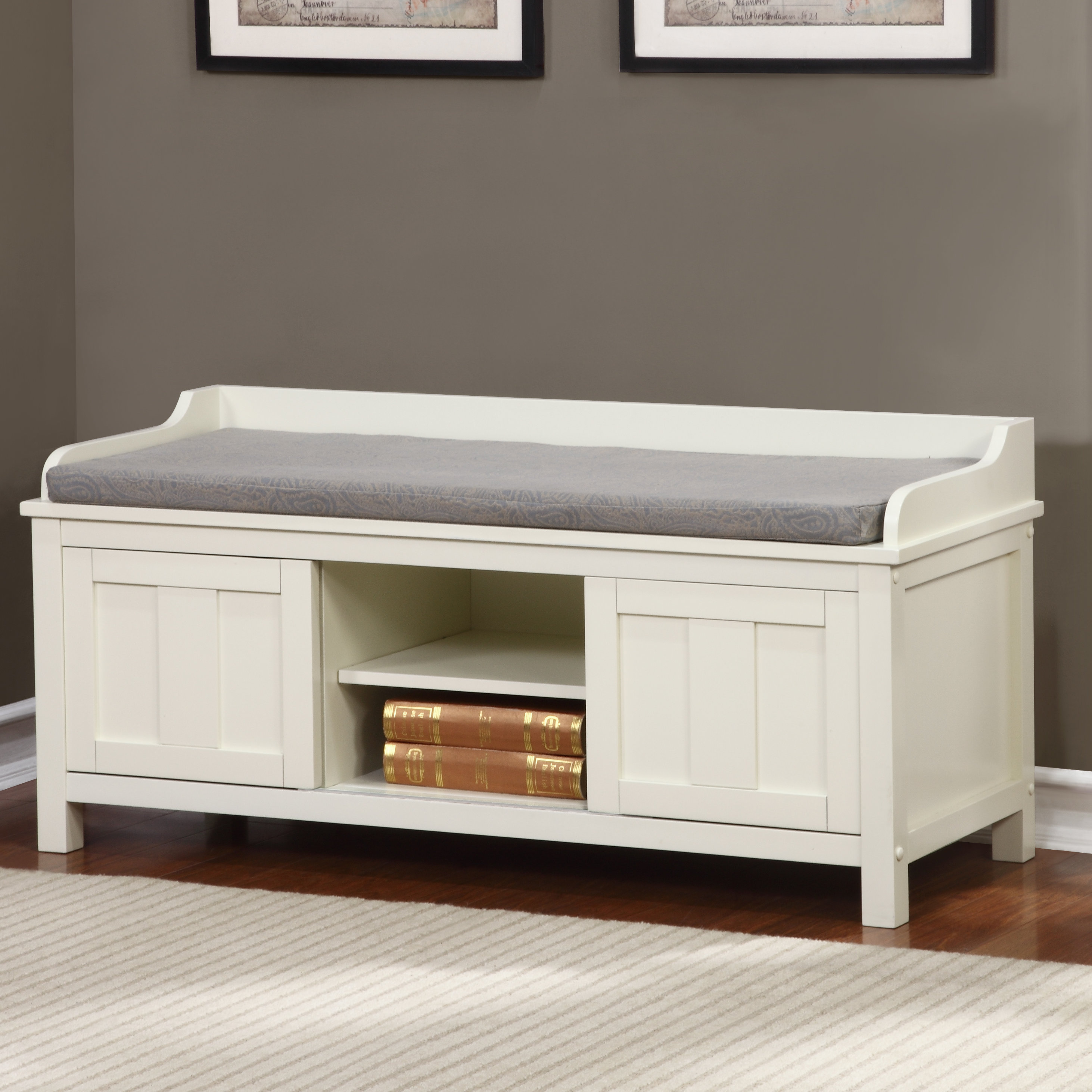 Breakwater Bay Maysville Wood Storage Entryway Bench & Reviews | Wayfair