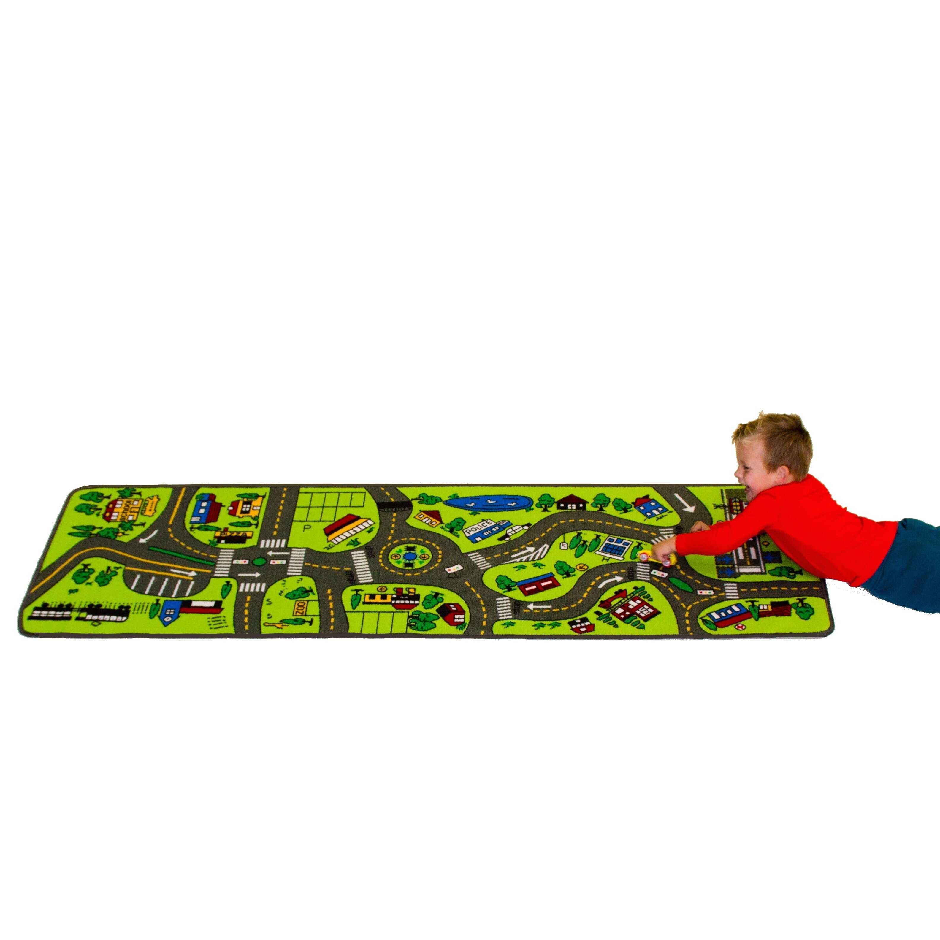 Learning Carpets Giant Road Play Area Rug & Reviews | Wayfair