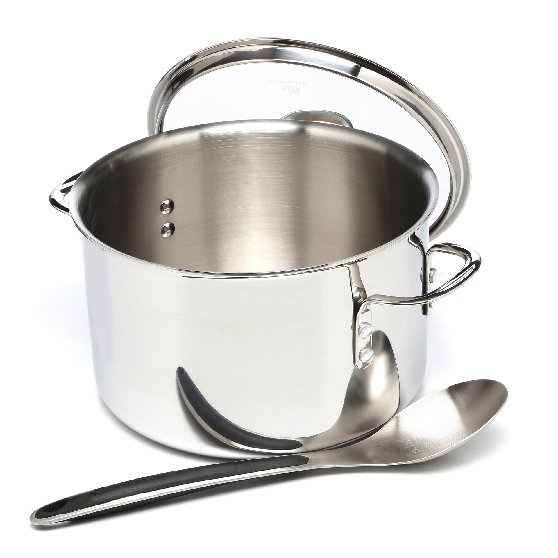 Calphalon Tri-Ply Stainless Steel 8 Qt Stock Pot with Lid ...