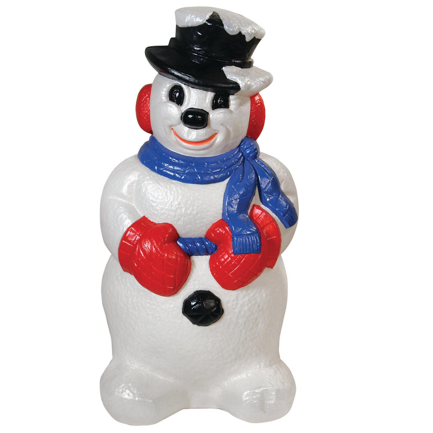 general foam plastics derby snowman figurine reviews wayfair outdoor christmas decorations snowman