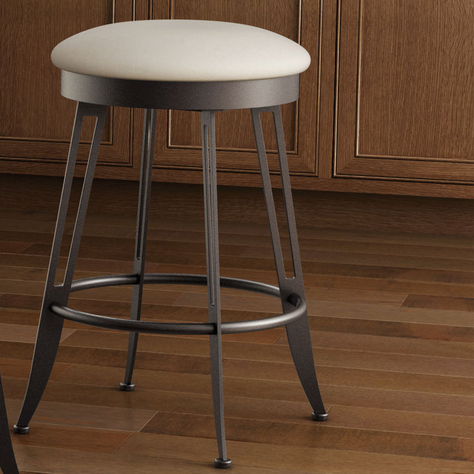 Amisco Library Luxe Style 26" Swivel Bar Stool & Reviews Wayfair