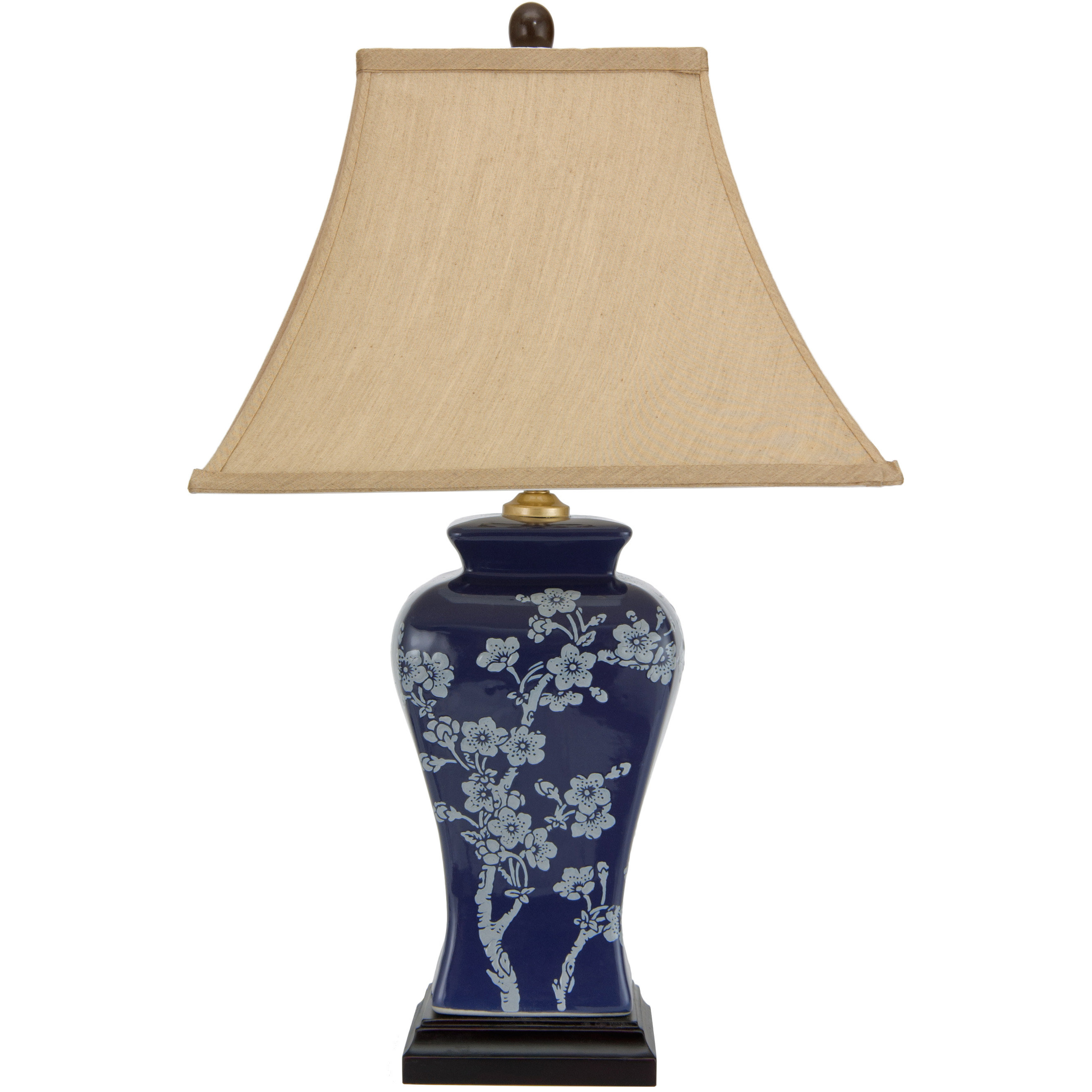 Oriental Furniture Cherry Blossoms 23" Table Lamp & Reviews Wayfair