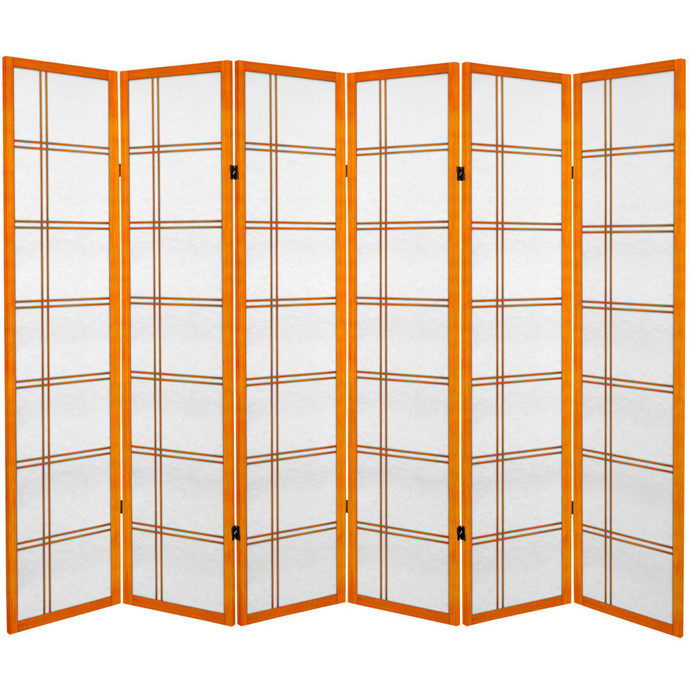 Oriental Furniture 71" Double Cross Room Divider Wayfair