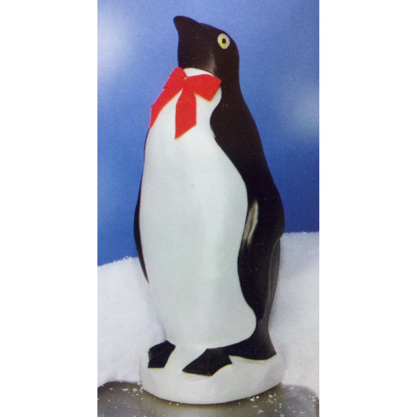 plastic penguin statue