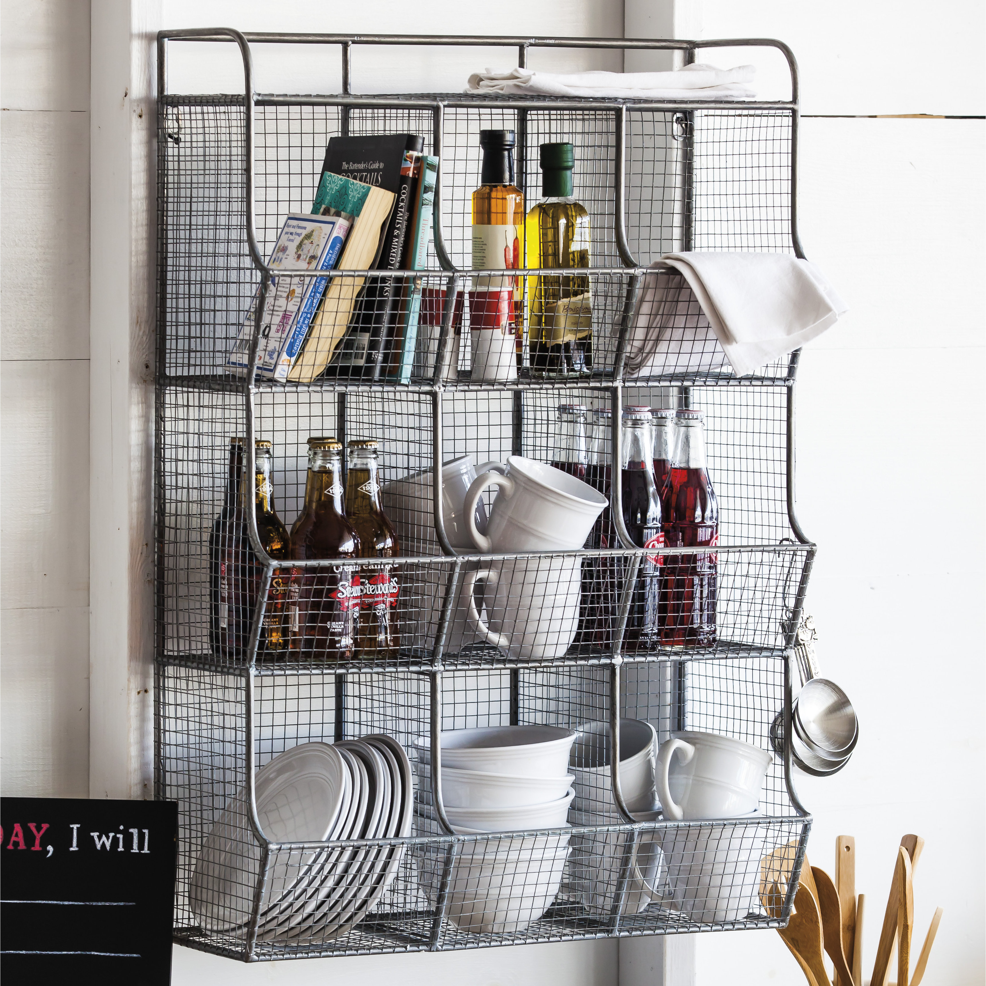 Evergreen Enterprises, Inc Wire Mesh 9 Bin Cubical Storage & Reviews