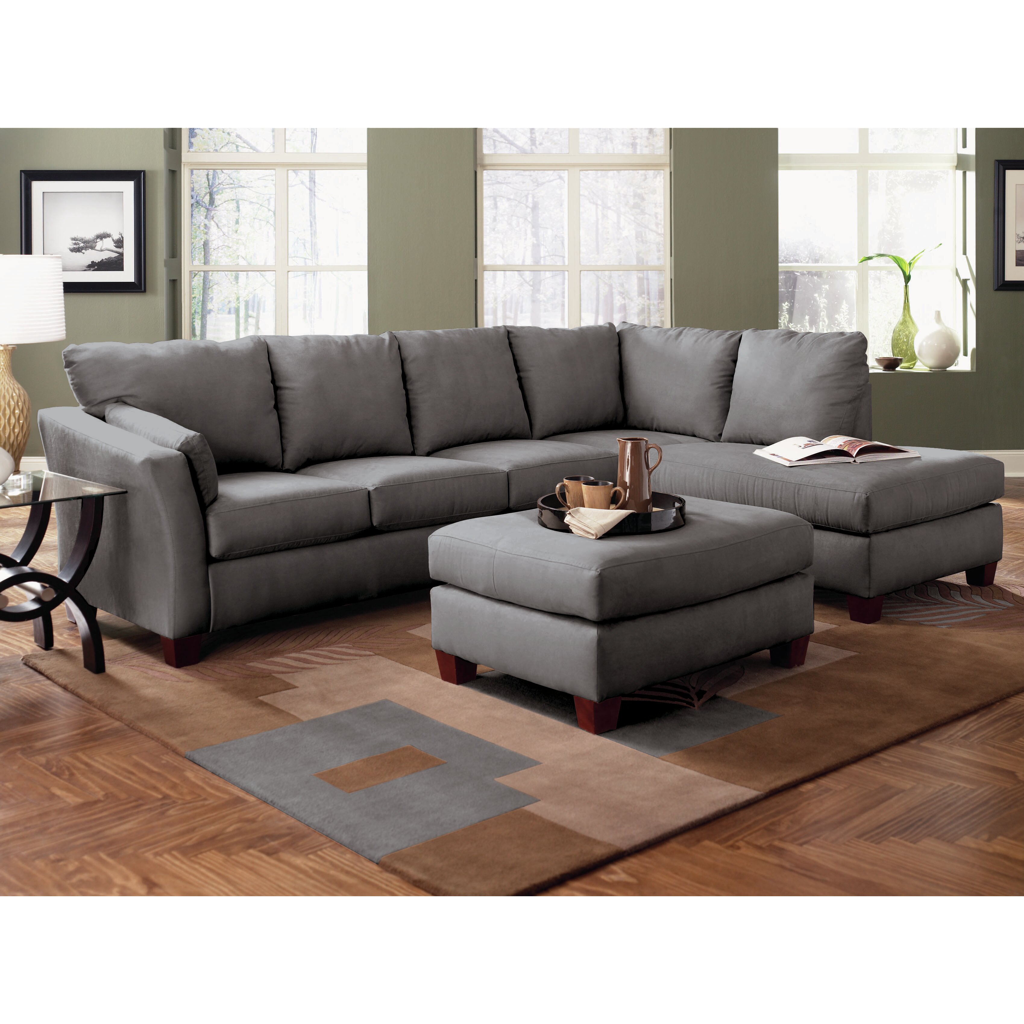 Klaussner Furniture Higgins Sectional & Reviews | Wayfair