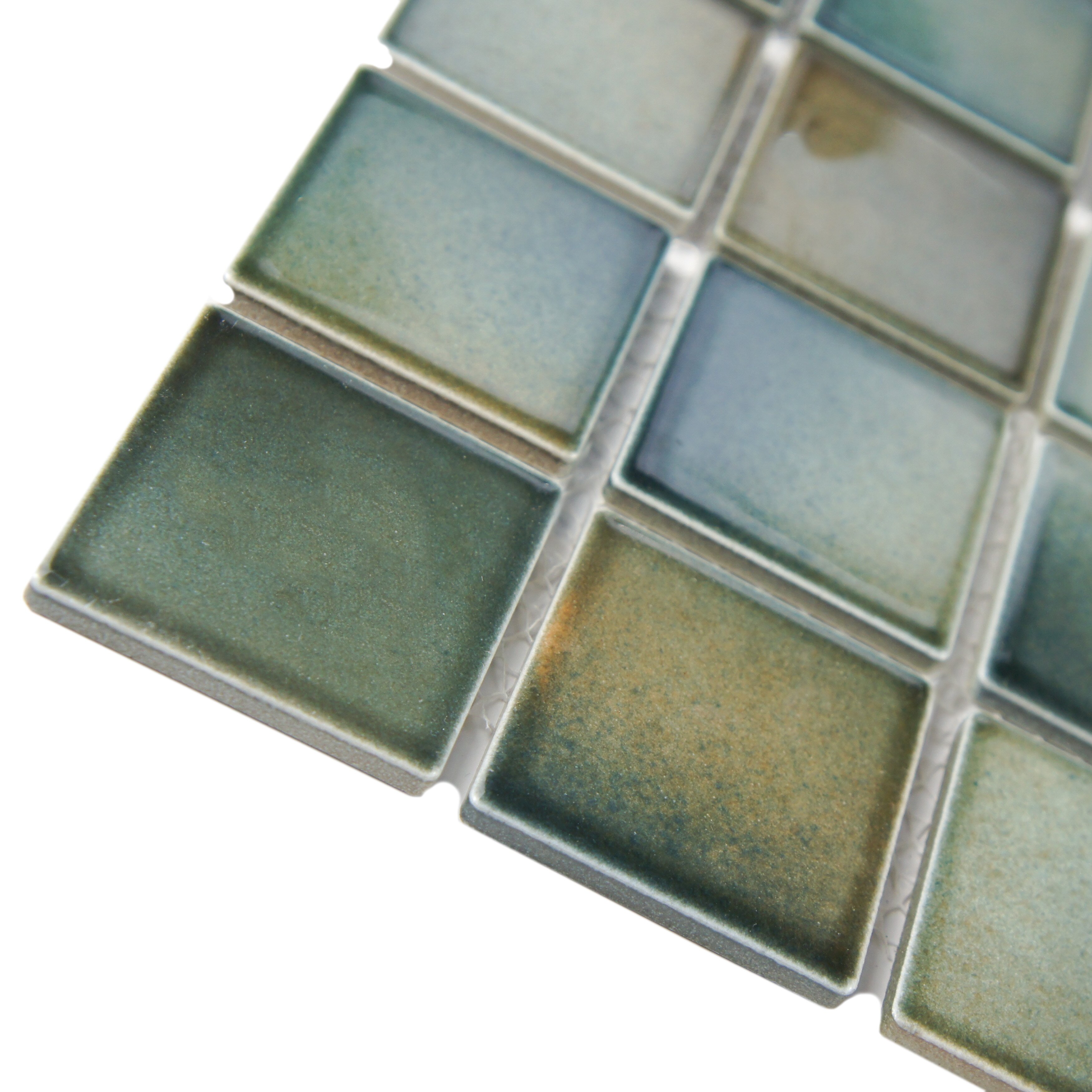 Elitetile Arthur 2 X 2 Porcelain Mosaic Tile In Browngreen And Reviews