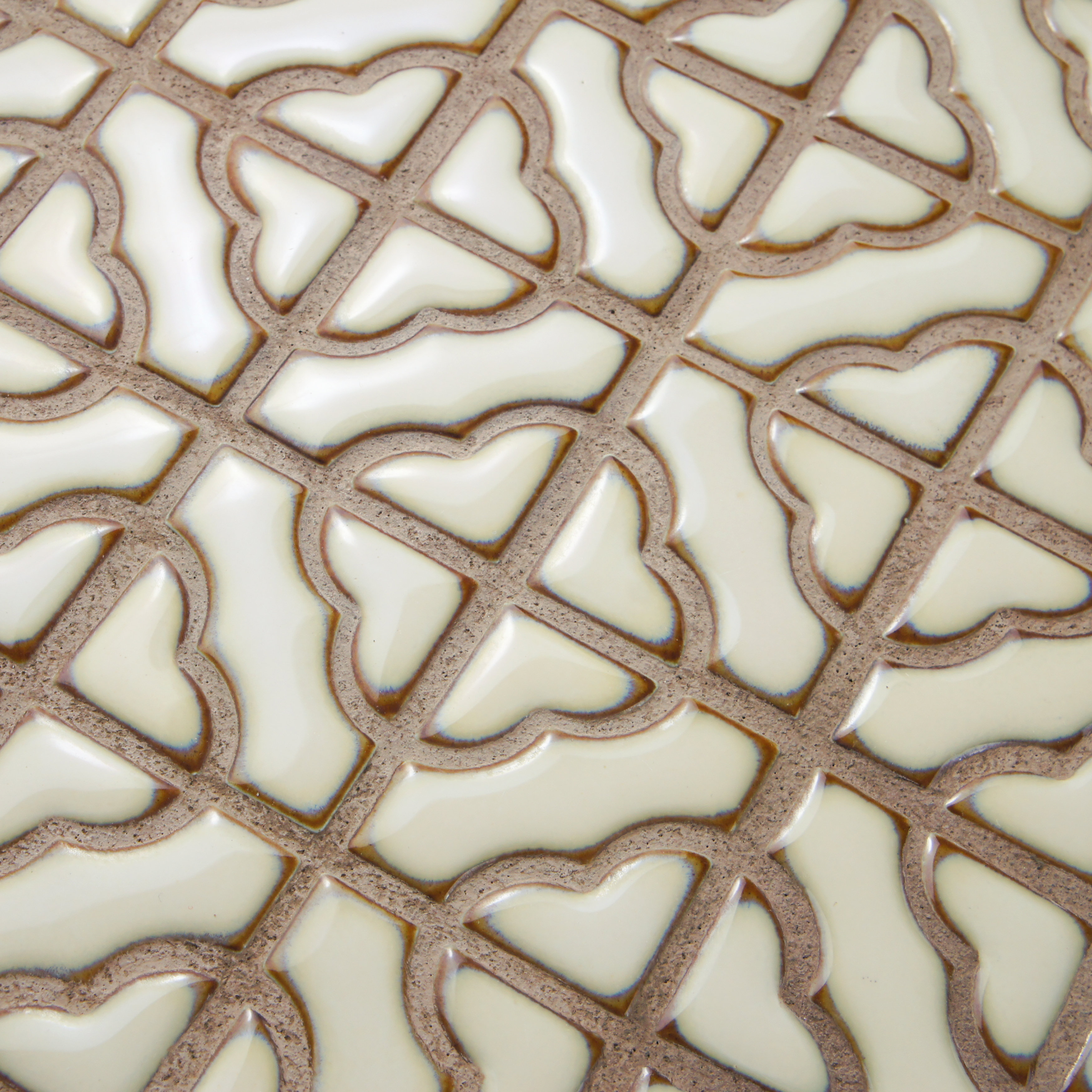 EliteTile Jericho Porcelain Mosaic Tile in Beige & Reviews Wayfair