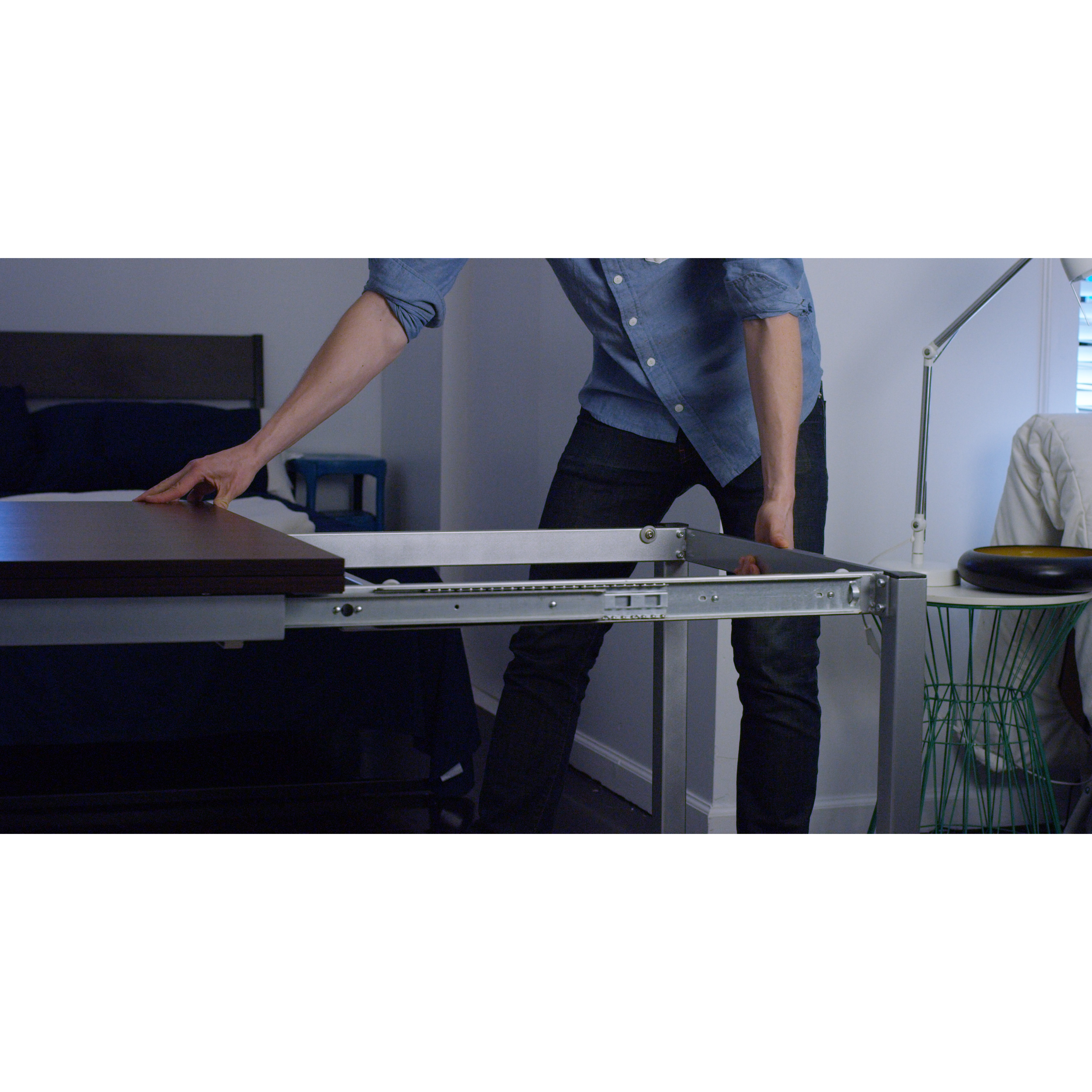 CORNER HOUSEWARES Easy Slide Dining Table Wayfair