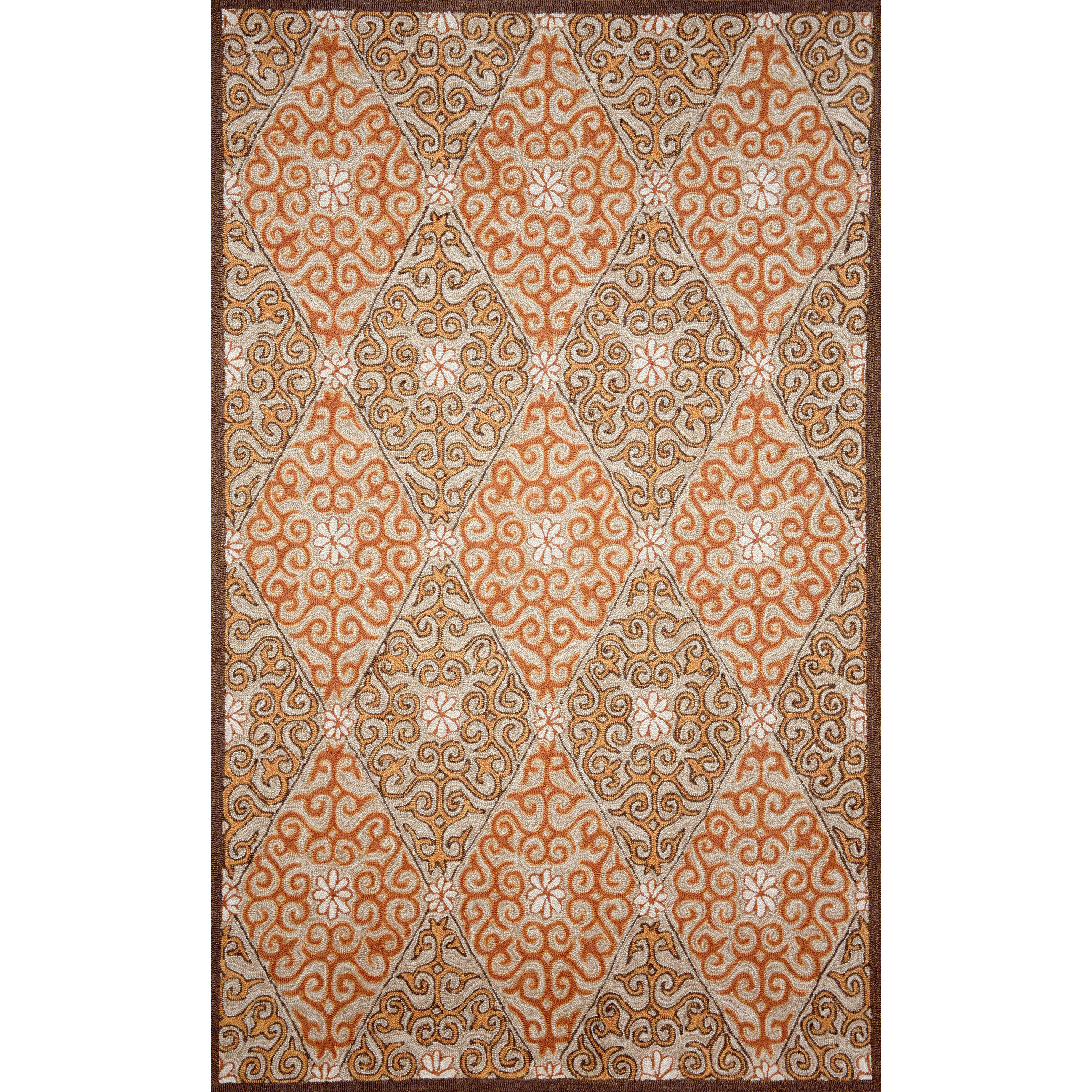 Liora Manne Ravella Coral Lakai Diamond Outdoor Rug & Reviews Wayfair