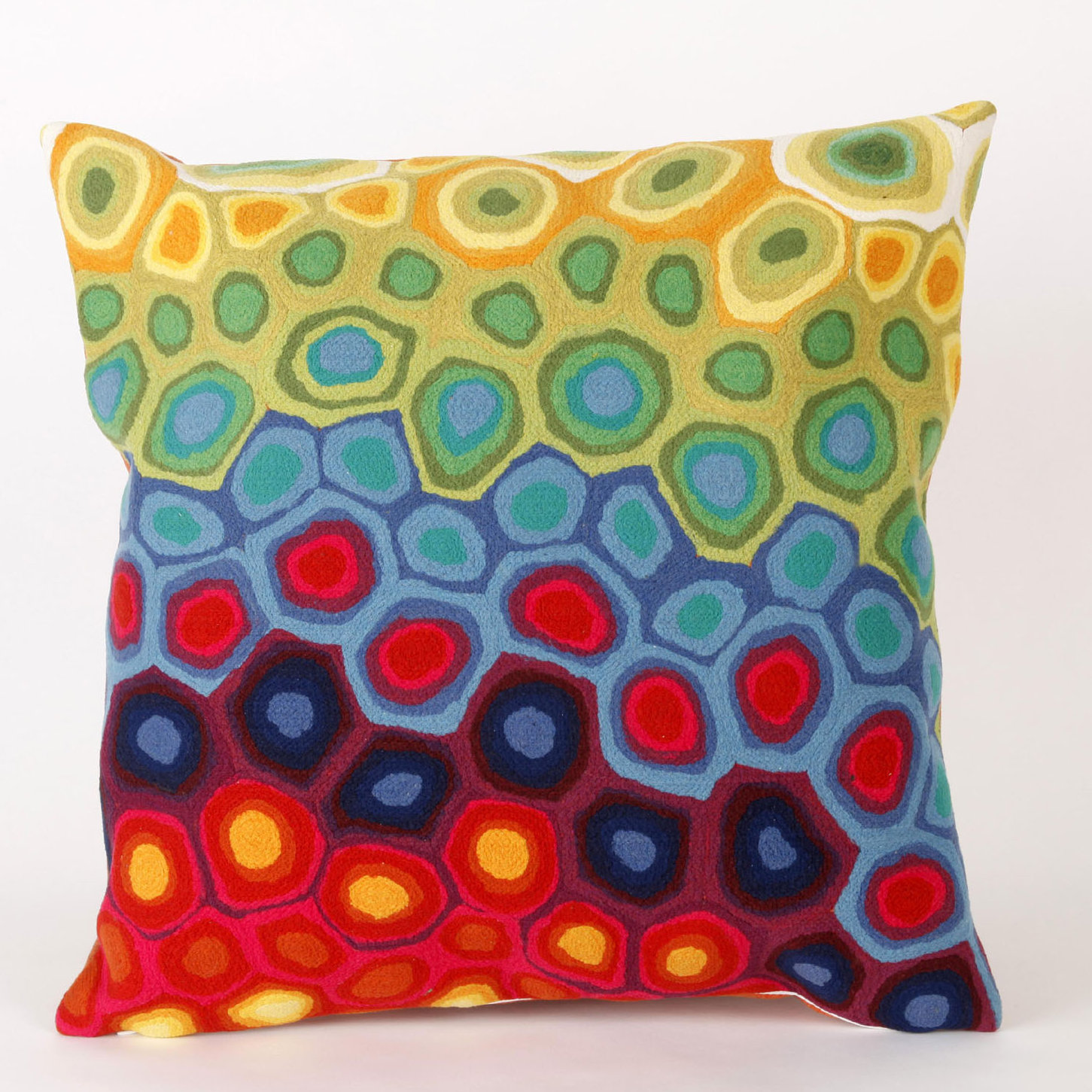 Liora Manne Pop Swirl Indoor/Outdoor Throw Pillow & Reviews Wayfair