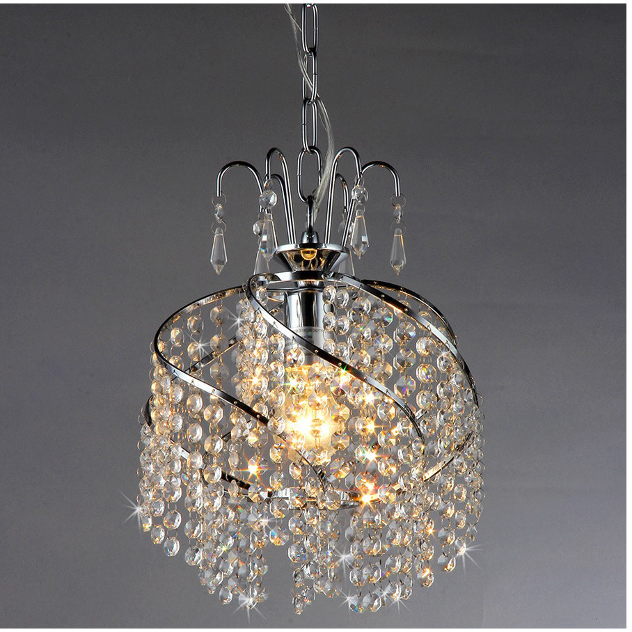 Warehouse of Tiffany 1 Light Crystal Chandelier & Reviews Wayfair