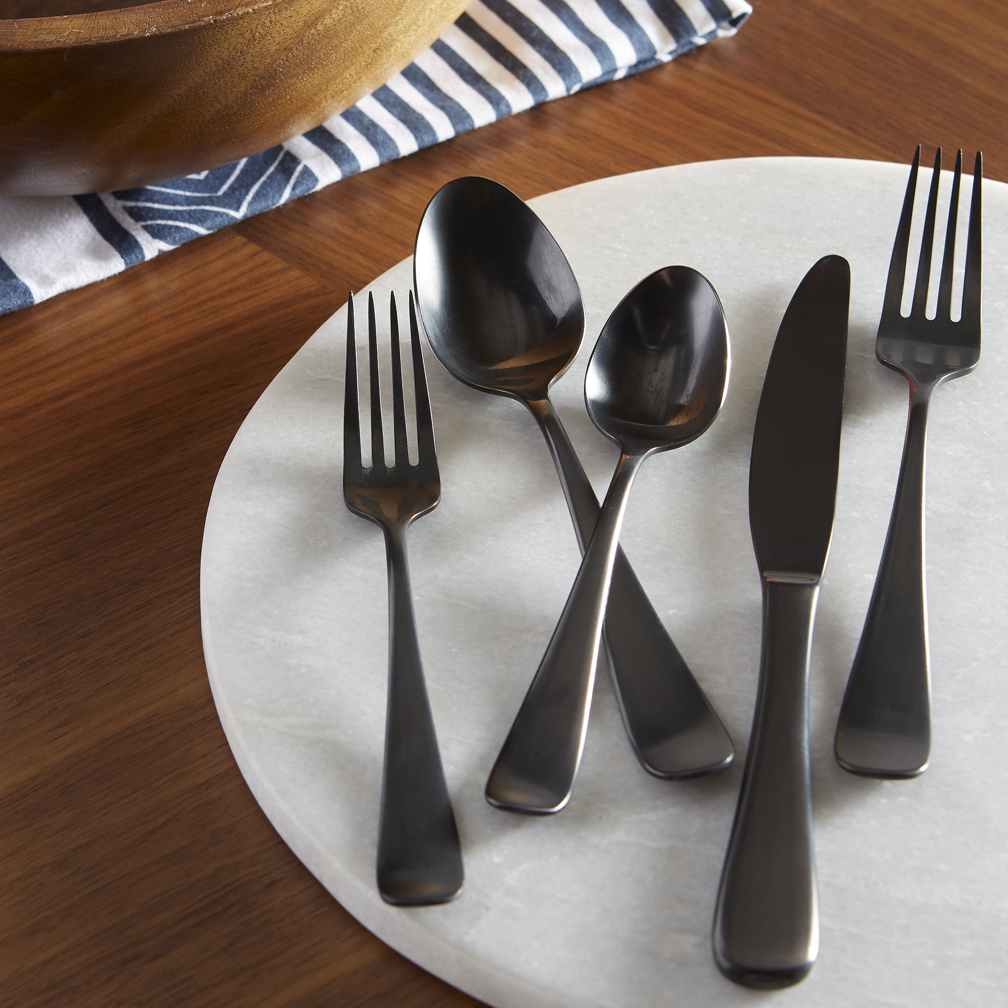 Hampton Signature 20 Piece Flatware Set & Reviews Wayfair