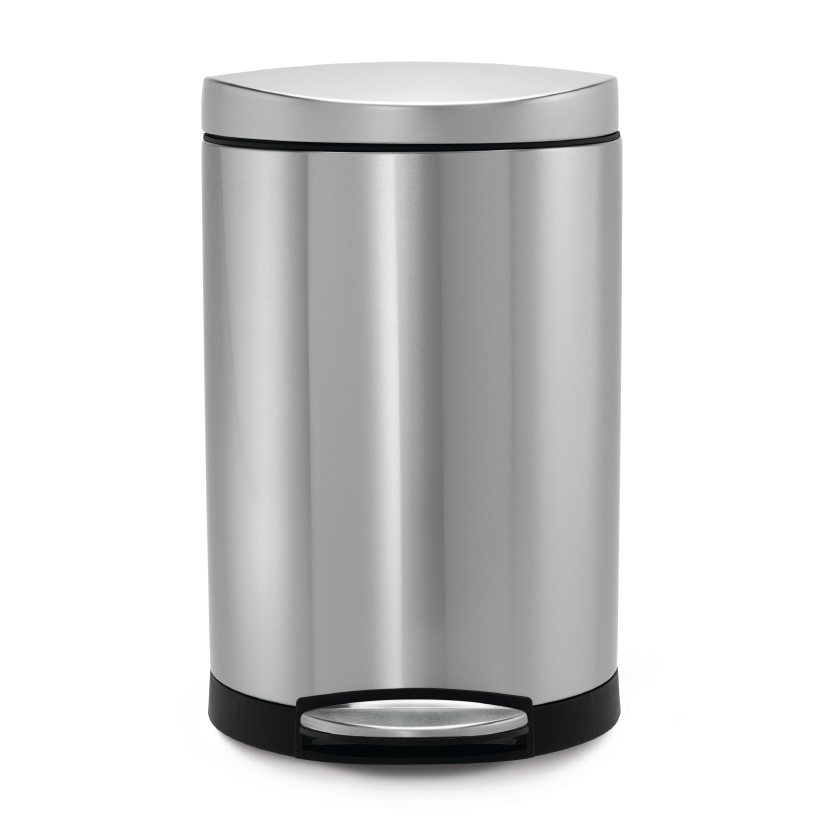 simplehuman 2.6 Gallon StepOn Stainless Steel Trash Can & Reviews