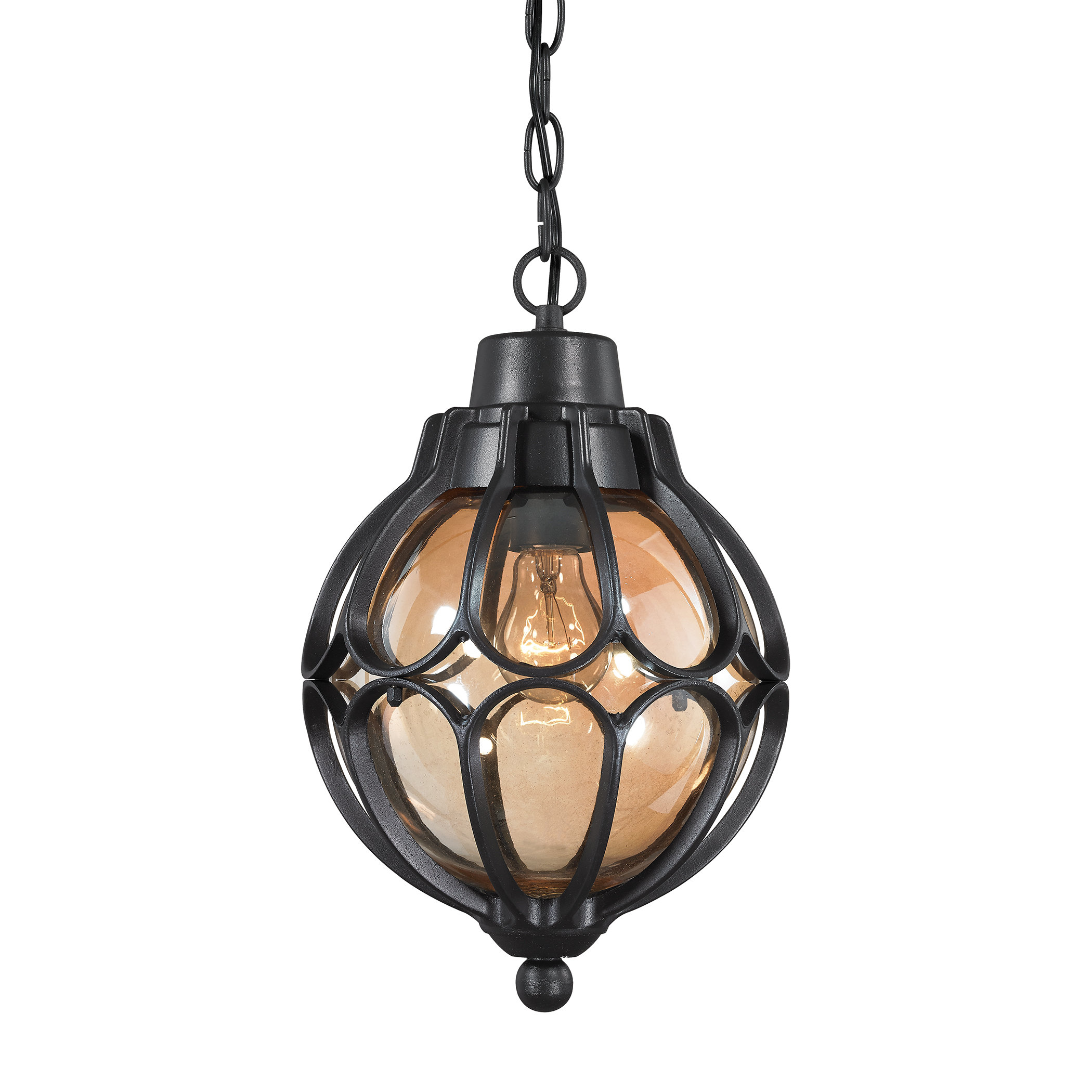 Elk Lighting Madagascar 1 Light Outdoor Pendant & Reviews Wayfair