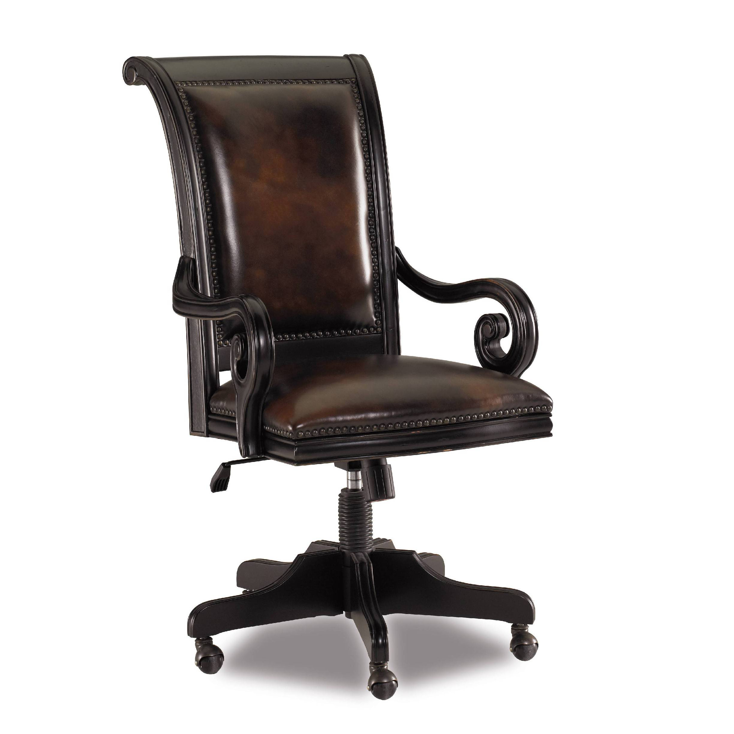 Hooker Furniture Telluride Leather Tilt Swivel Chair