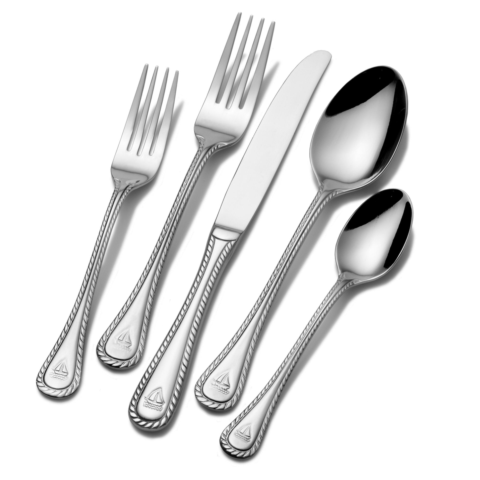 Towle Silversmiths Everyday 20 Piece Nautical Flatware Set & Reviews ...