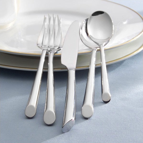 Towle Silversmiths Wave 42 Piece Flatware Set & Reviews Wayfair