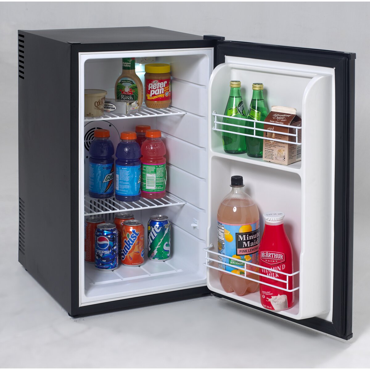 Узкий мини холодильник 35 см