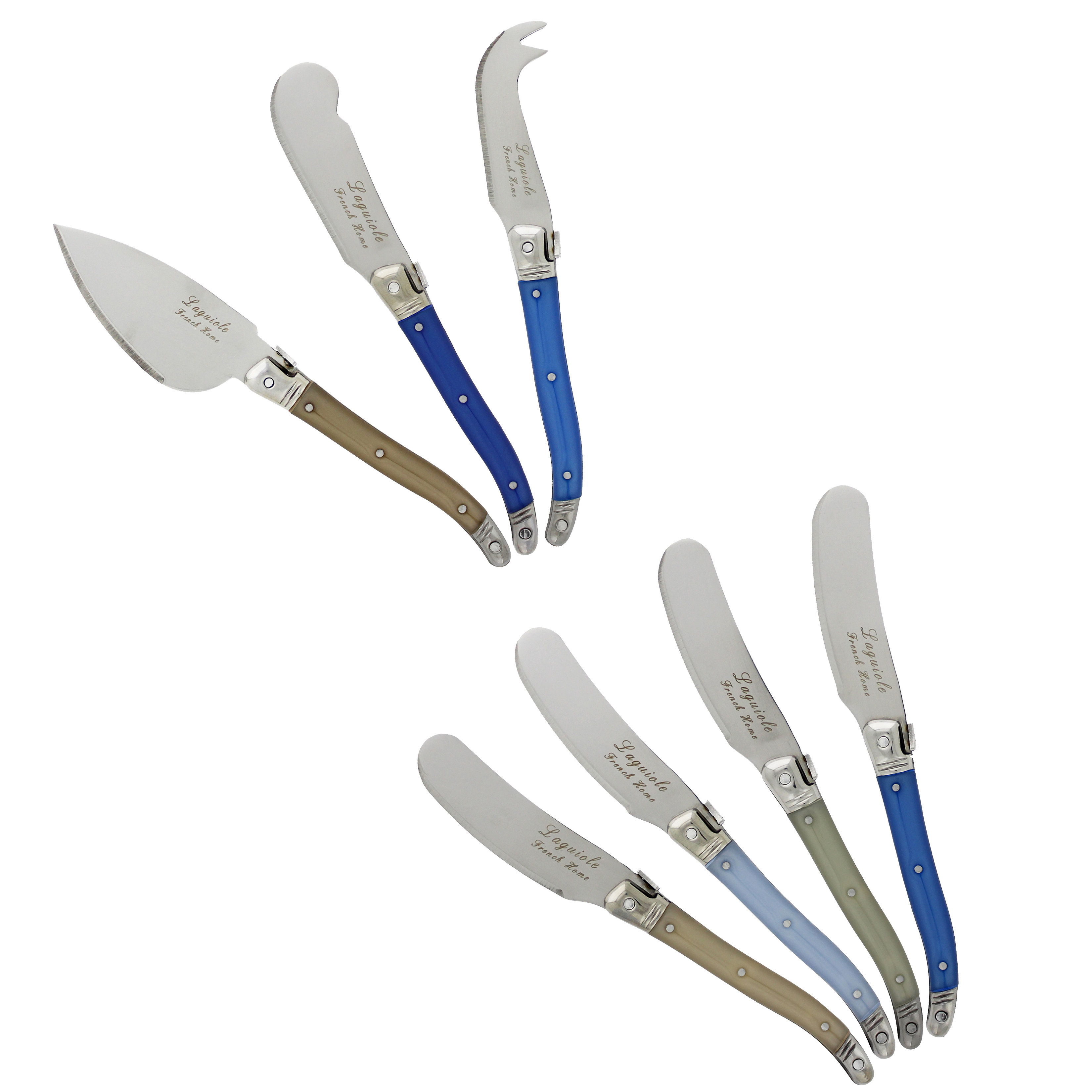 French Home Laguiole 7 Piece Cheese Knife and Spreader Set & Reviews