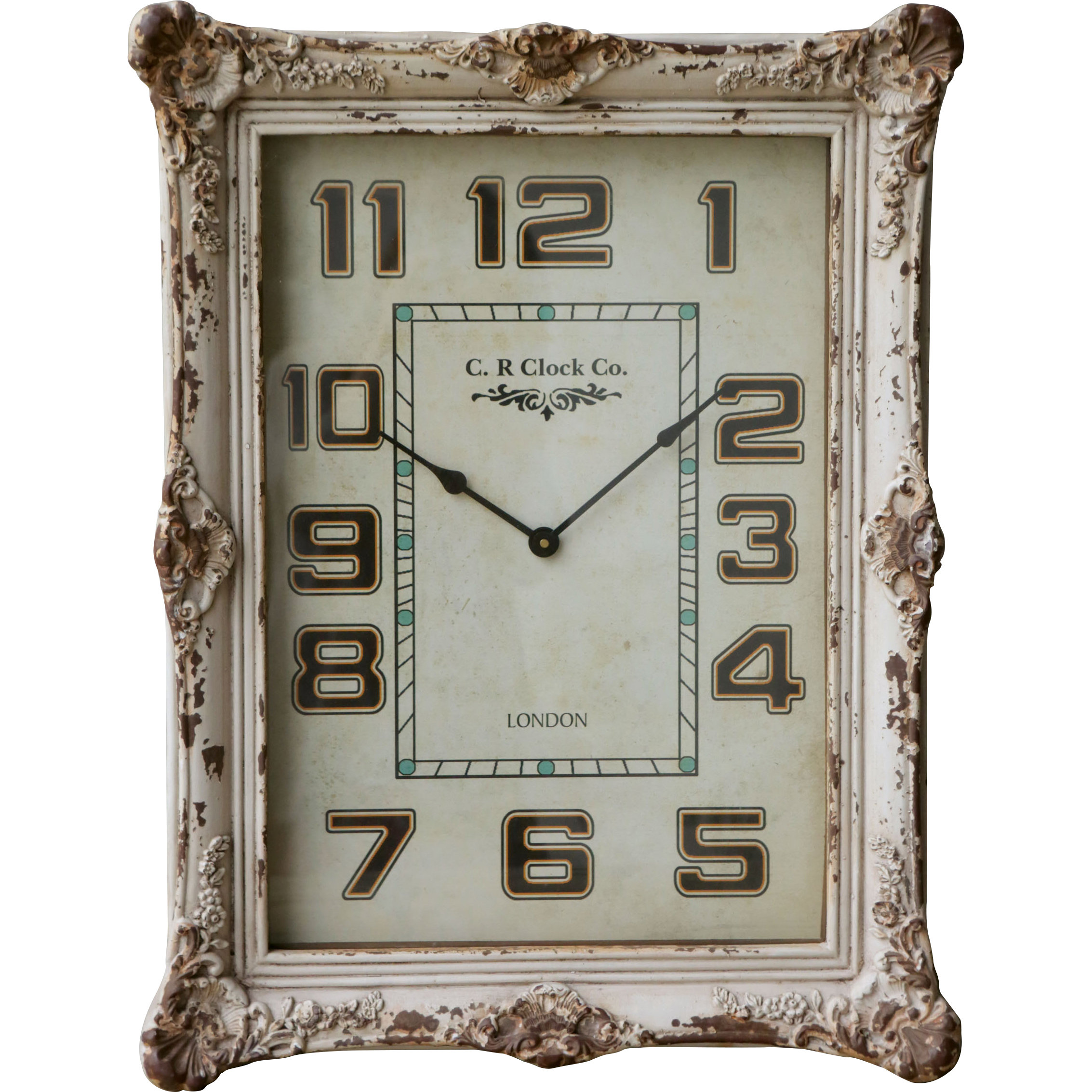 Creative CoOp Painted Porch Wall Clock & Reviews Wayfair