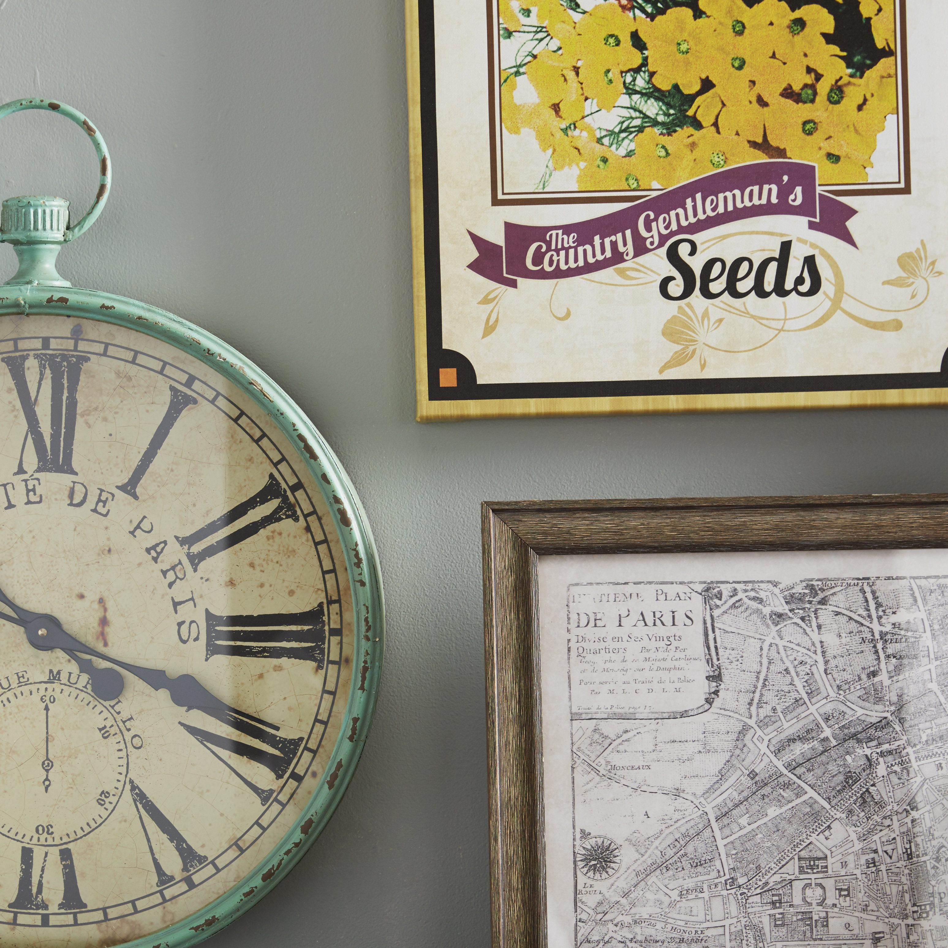 Creative CoOp Sanctuary Oversized Wall Clock & Reviews Wayfair