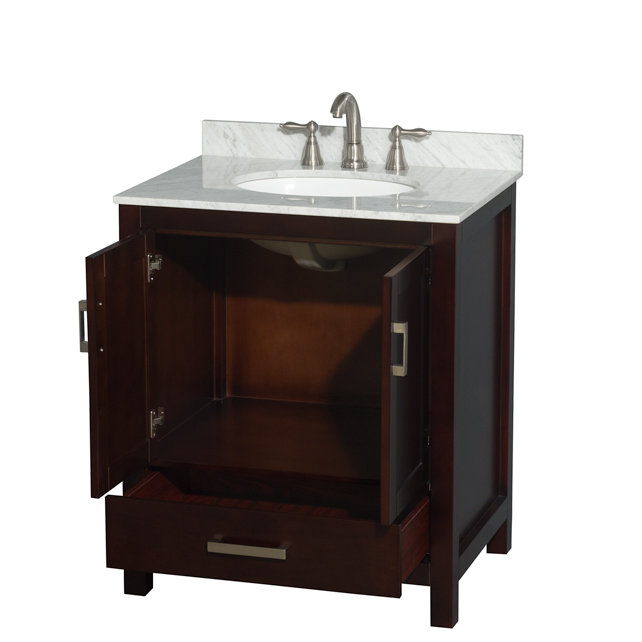 Wyndham Collection Sheffield 30" Single Bathroom Vanity Base Wayfair