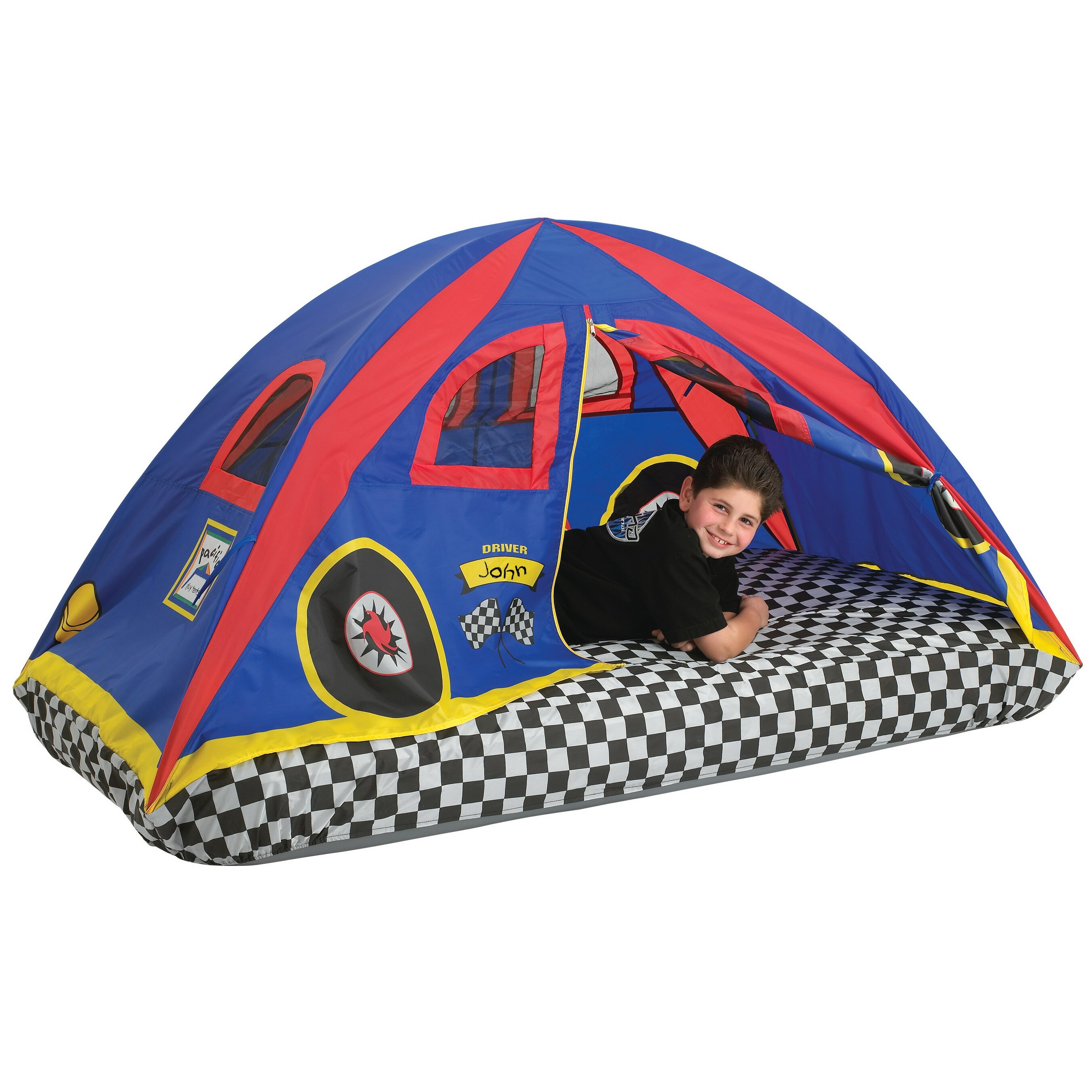 Pacific Play Tents Rad Racer Bed Play Tent & Reviews | Wayfair