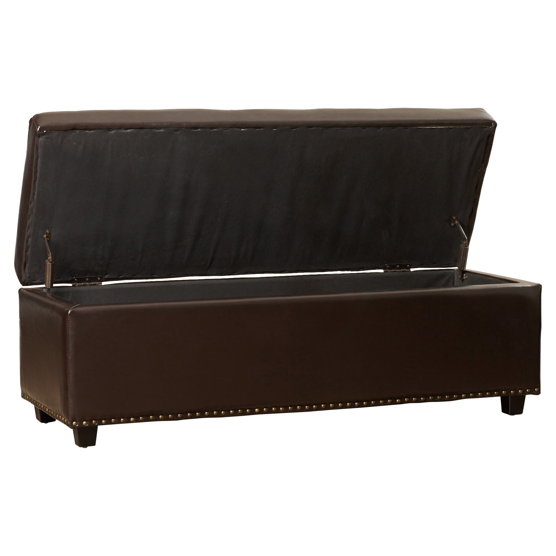 Simpli Home Hamilton Upholstered Storage Ottoman & Reviews Wayfair
